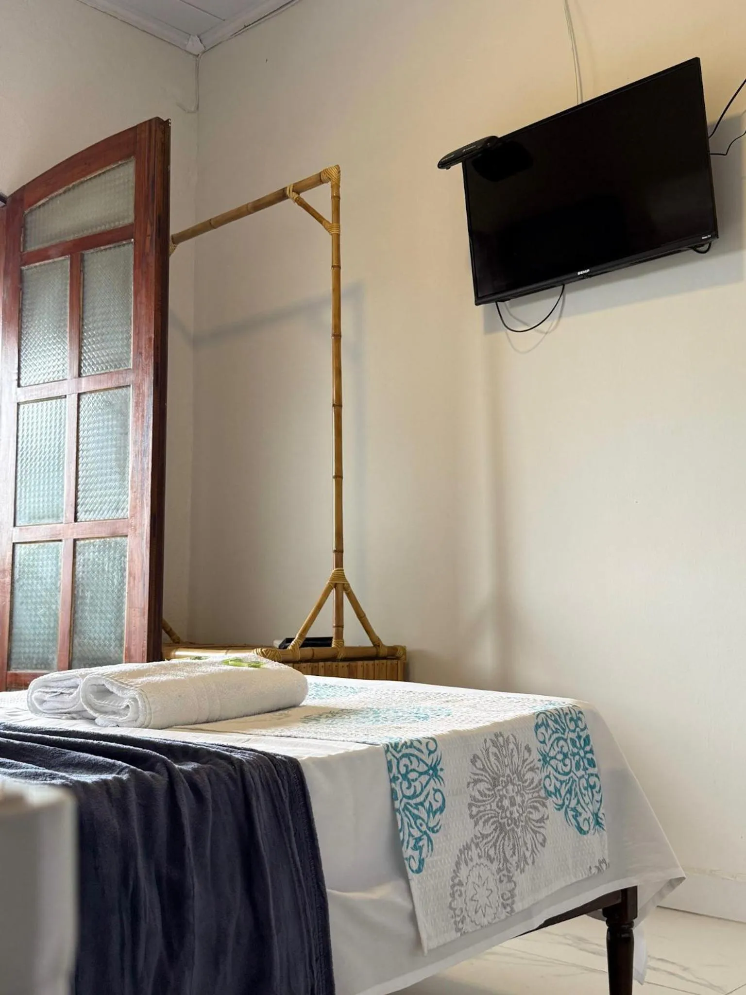 Bed in Pousada Lisamar