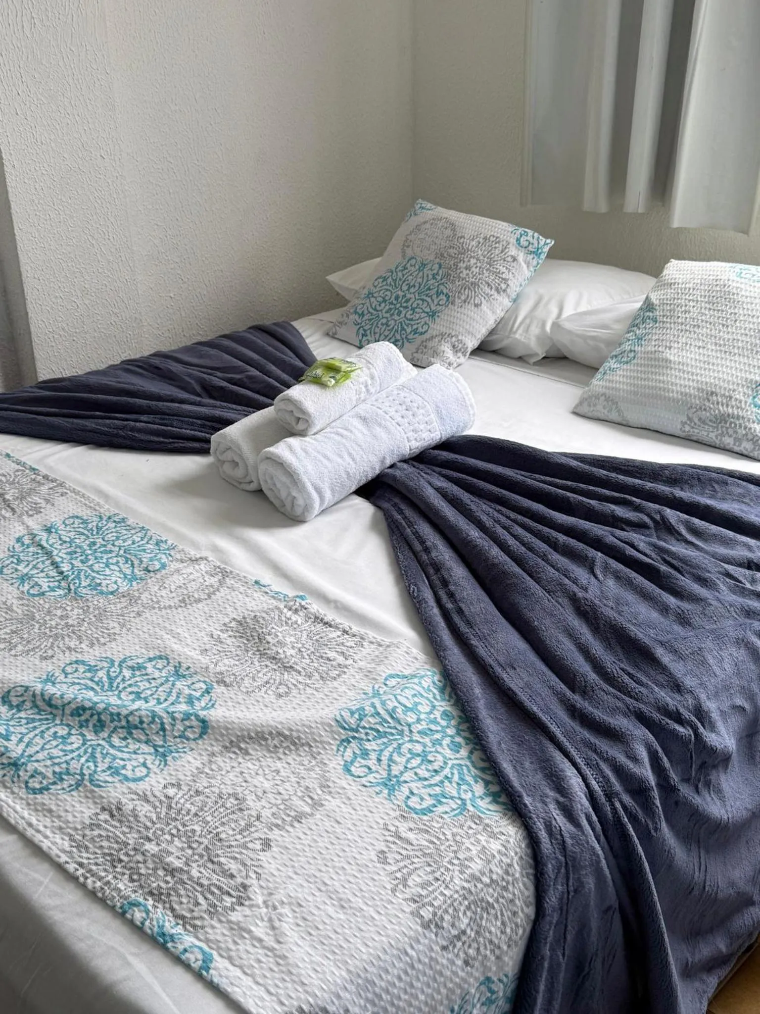 Bed in Pousada Lisamar