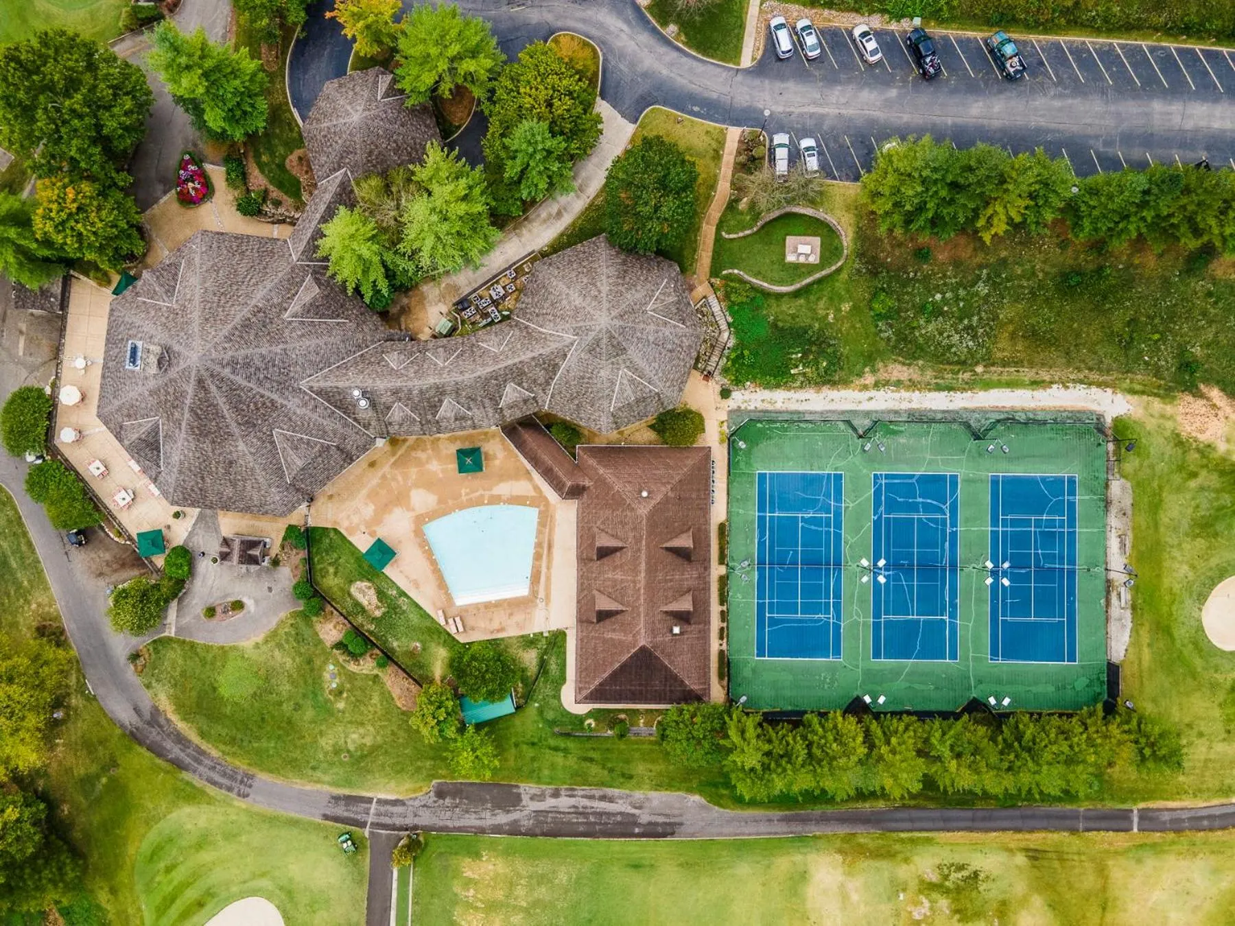 Bird's eye view in StoneBridge Village Resort