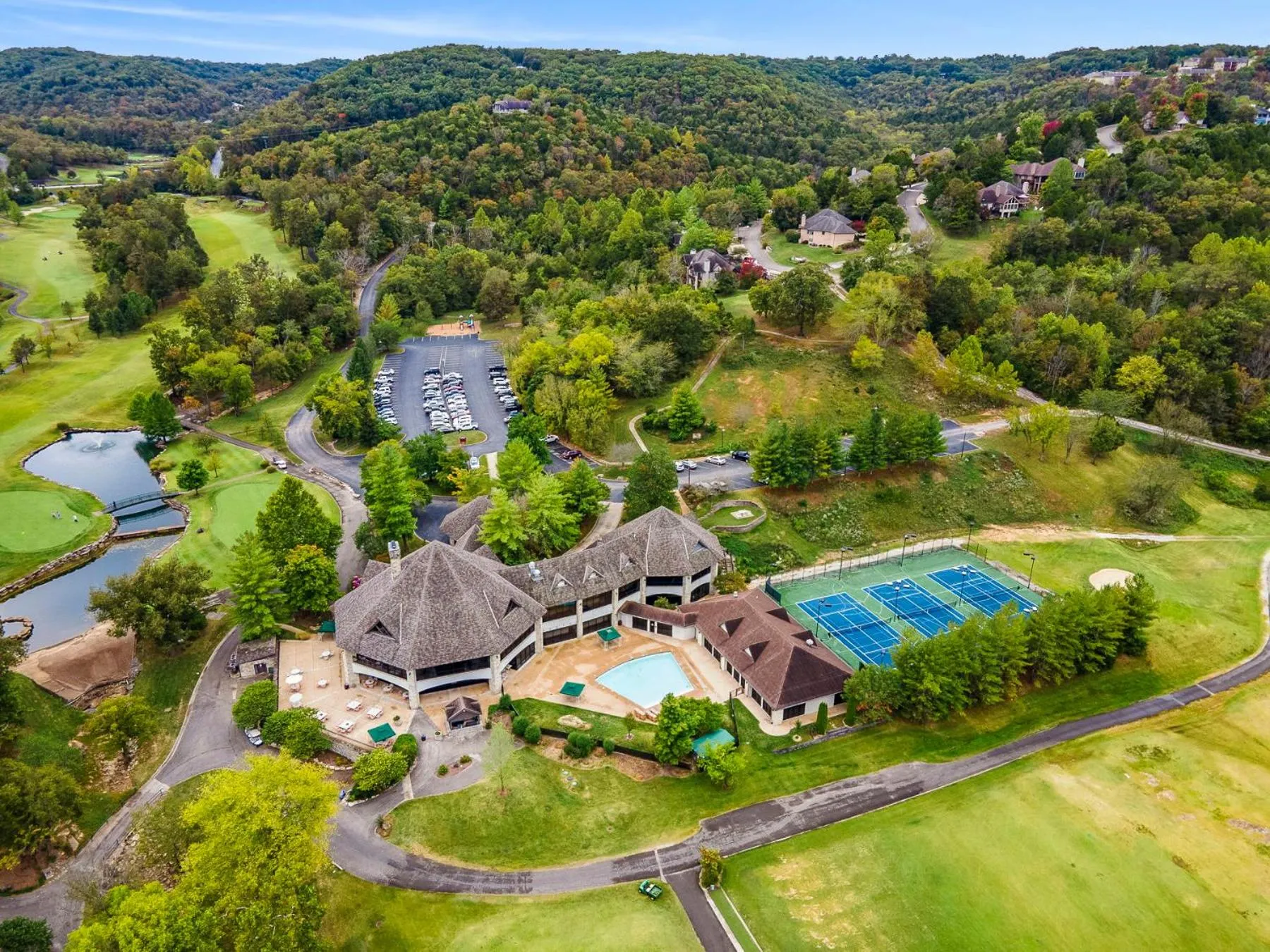 Bird's eye view in StoneBridge Village Resort