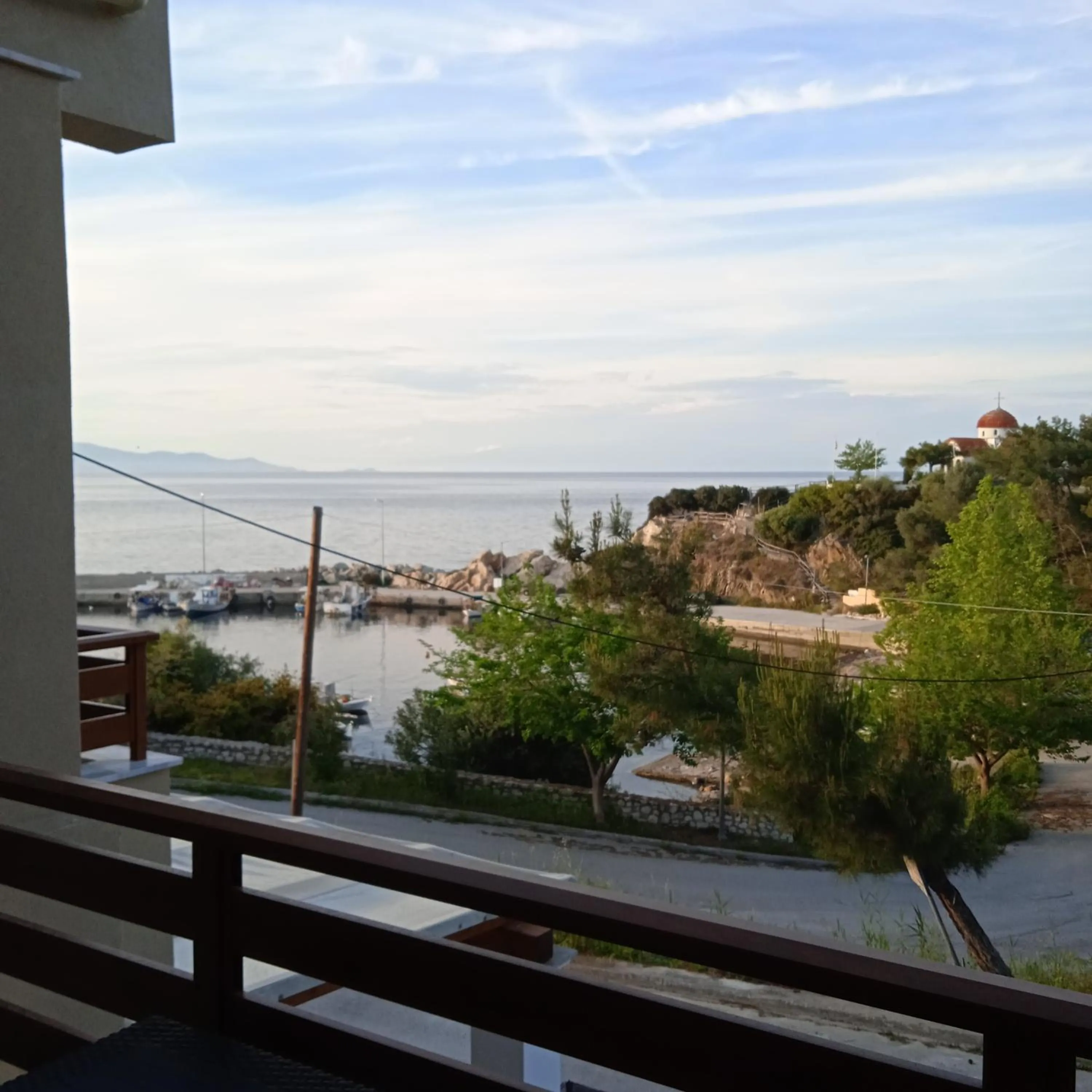 Sea view in Porto Athos apartments