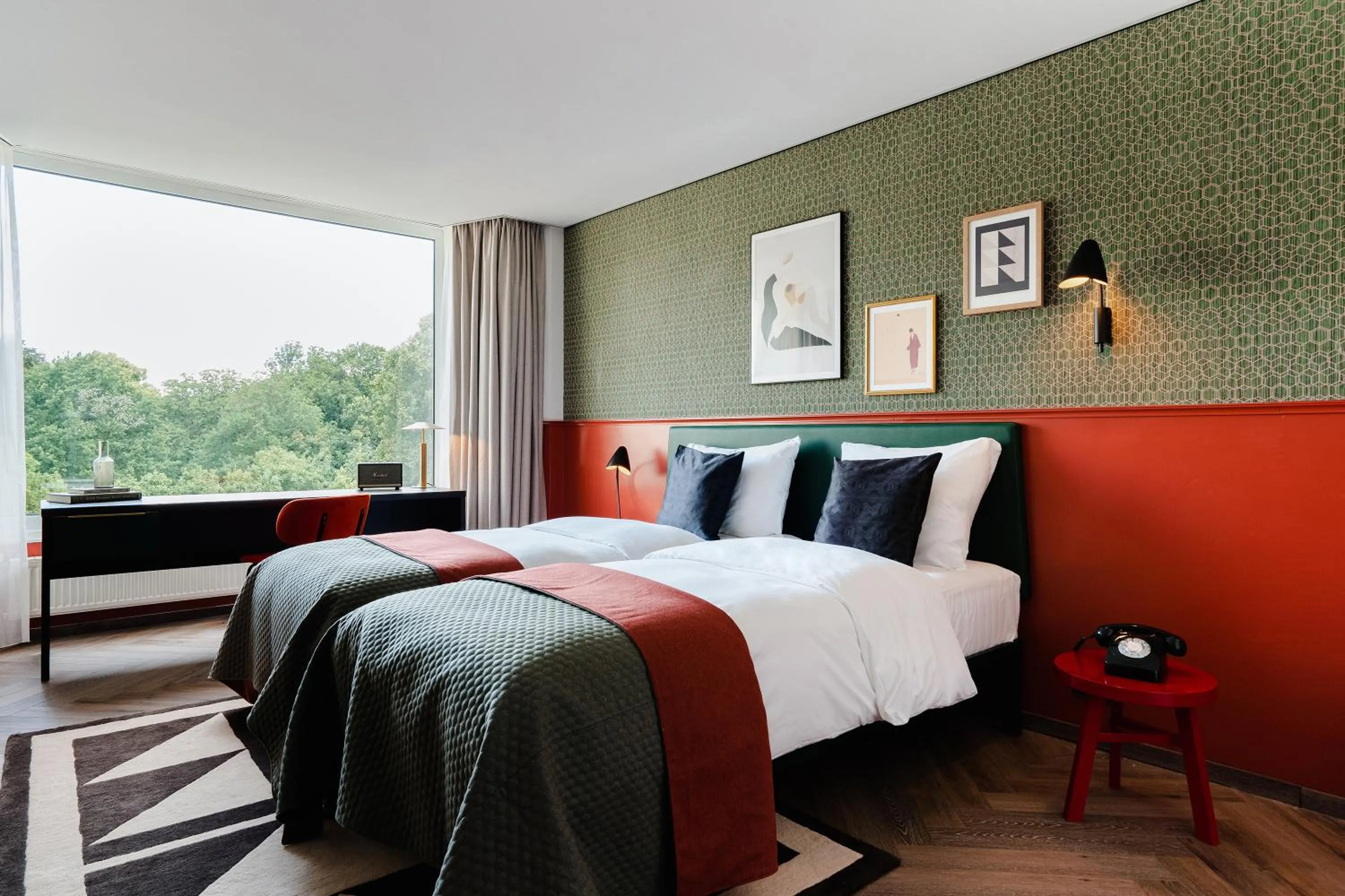 Bed in Park Centraal Den Haag, part of Sircle Collection