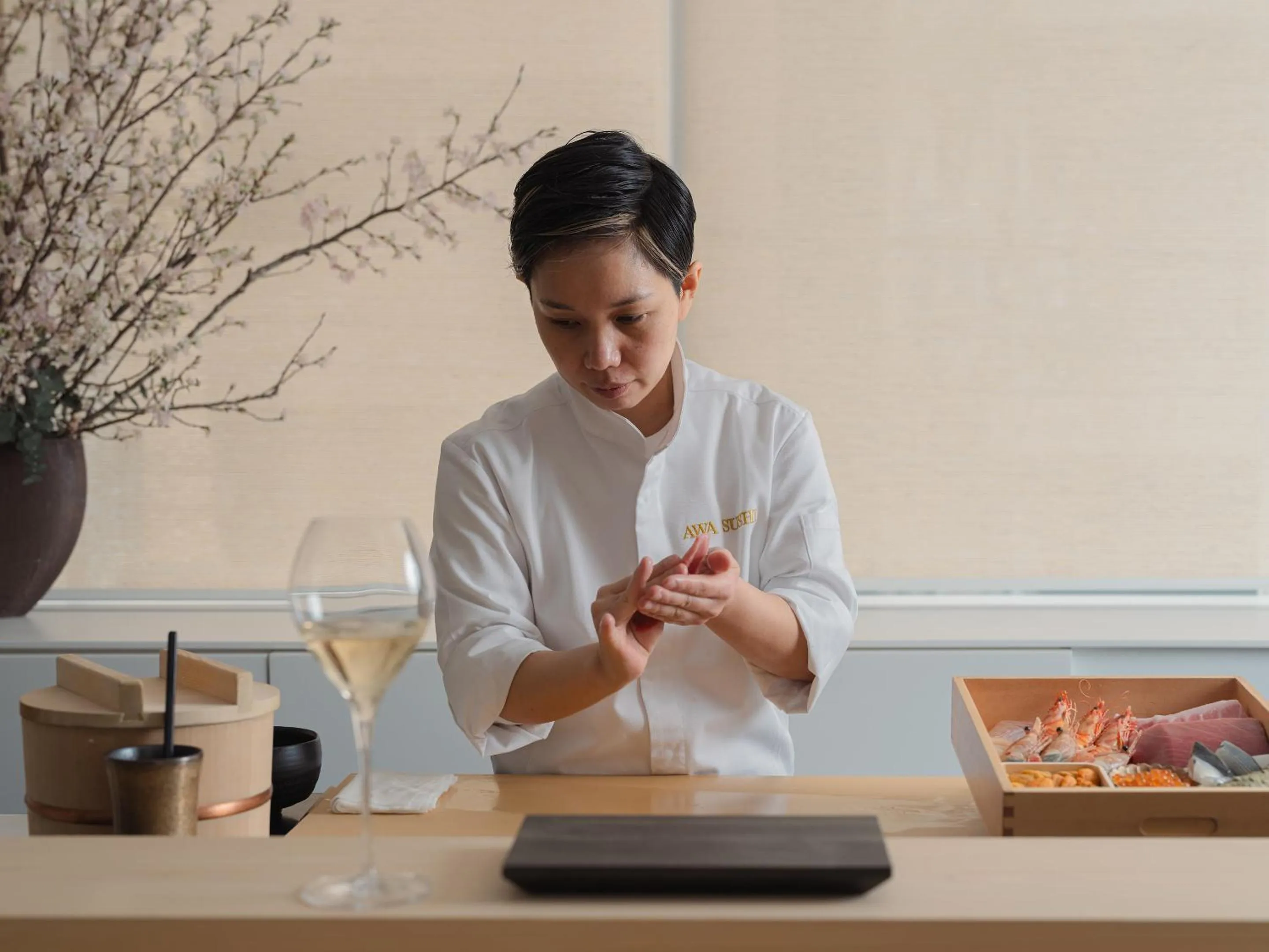 Restaurant/places to eat in CUVEE J2 HOTEL OSAKA by Onko Chishin