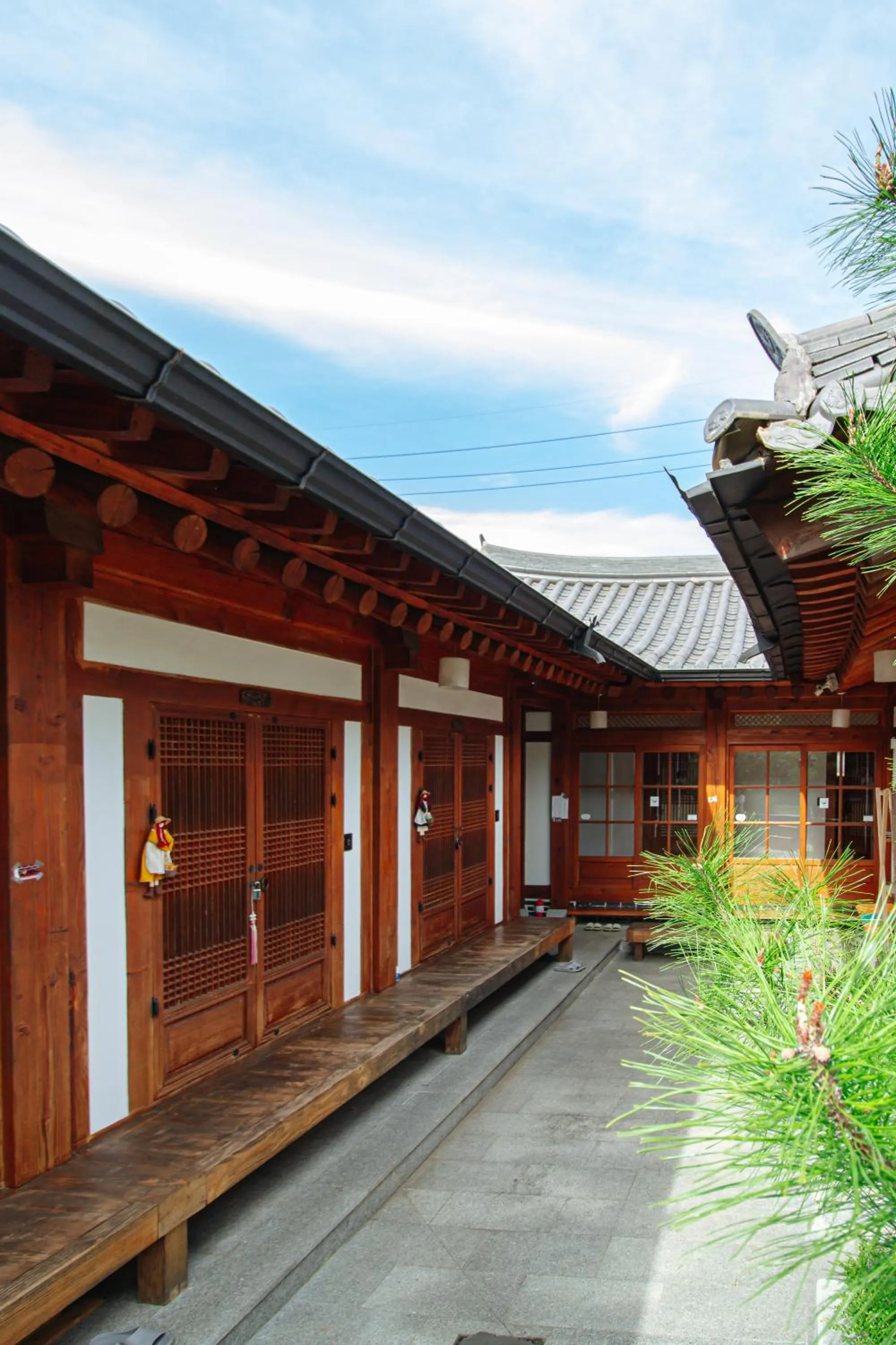 Property building in Jeonju Hanok village Deoksugung