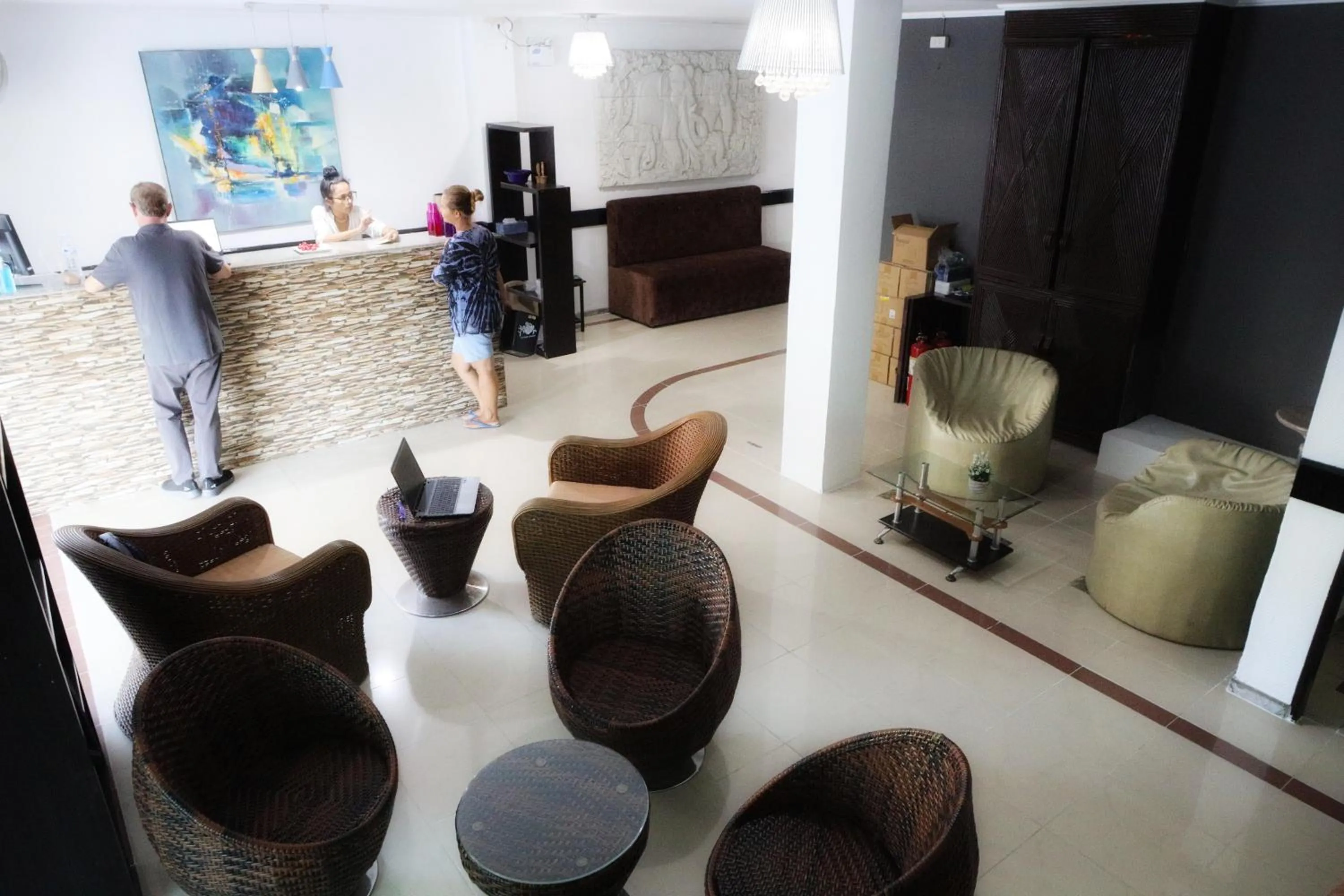 Lobby or reception in Aloft Hotel and Hostel Pattaya