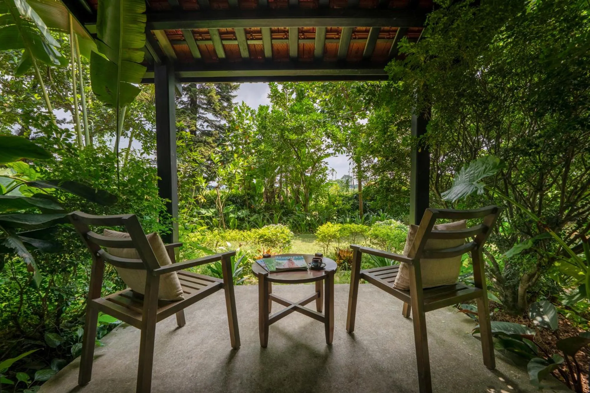 Patio in Coco Island Resort Ninh Binh