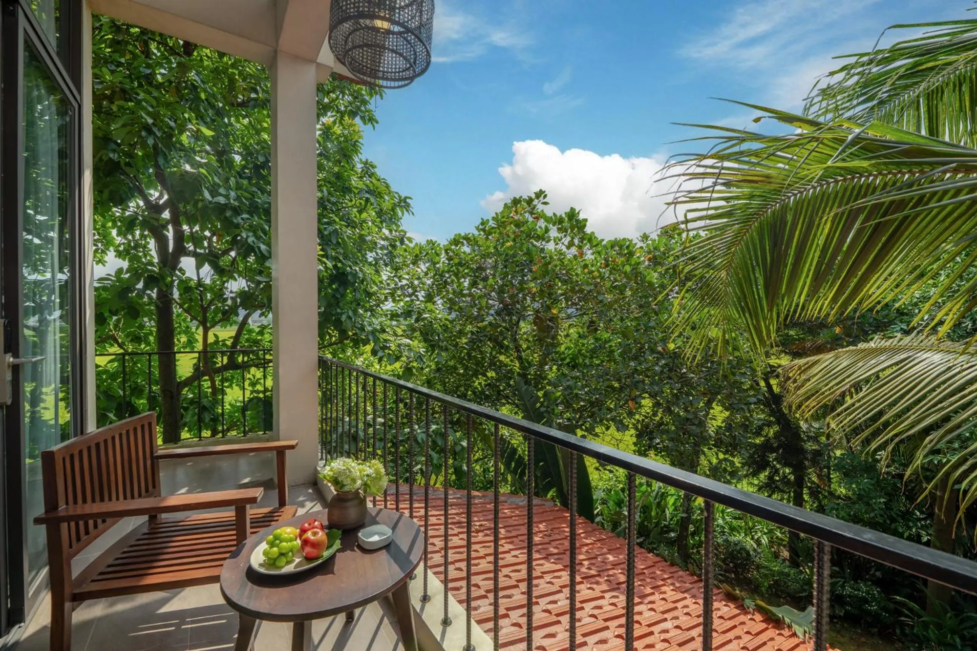Patio in Coco Island Resort Ninh Binh