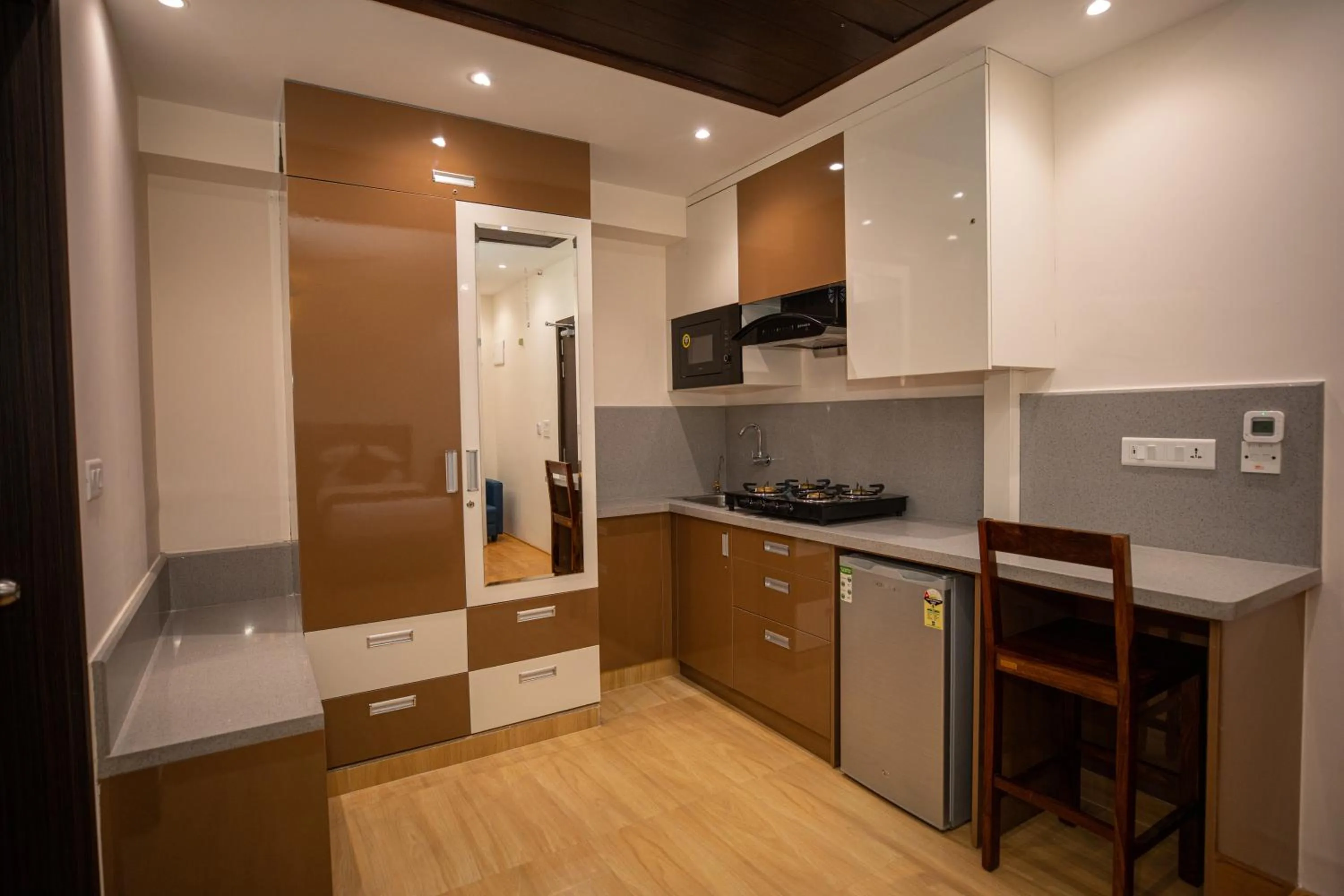 Kitchen or kitchenette in Hotel Silver Clé