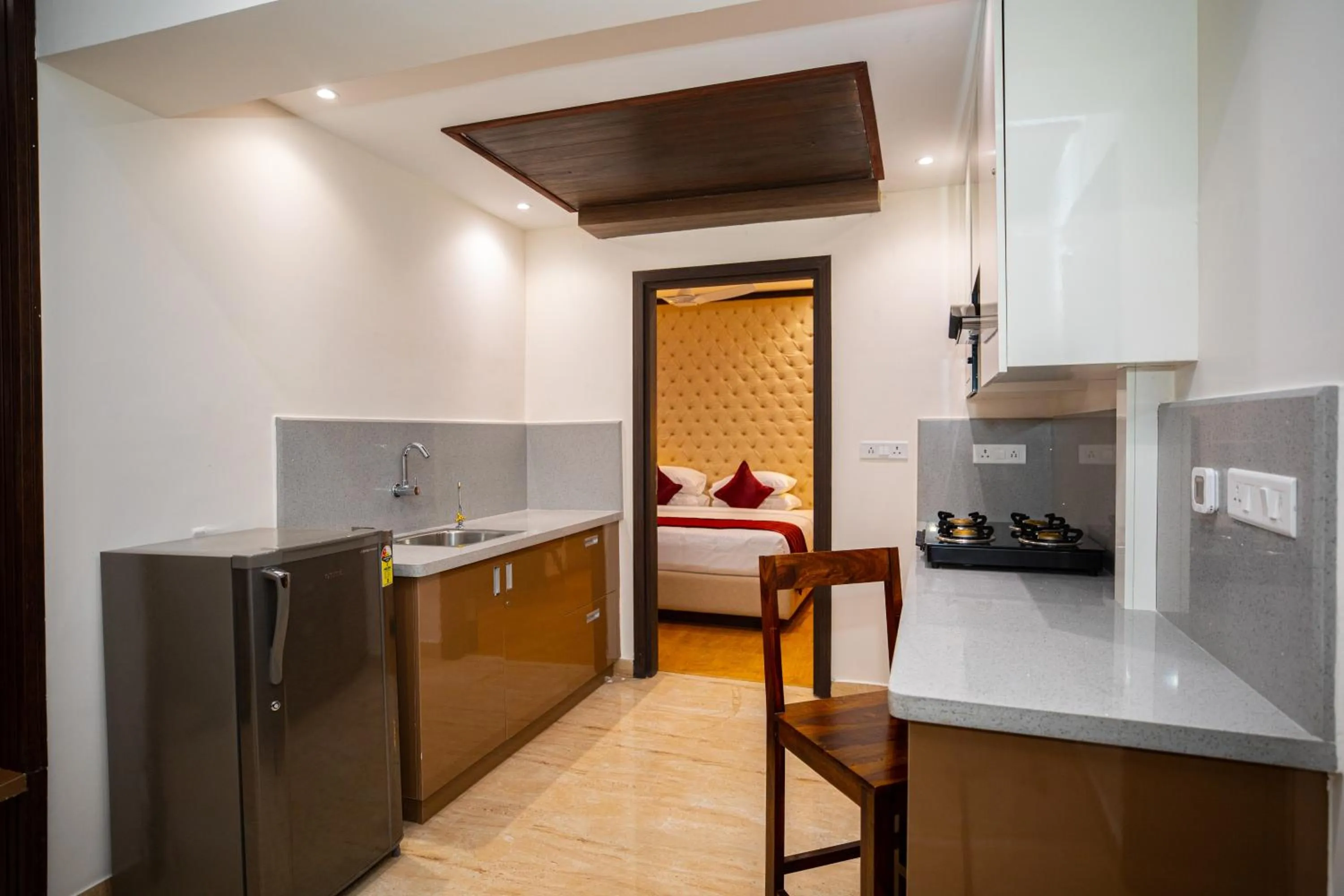Kitchen or kitchenette in Hotel Silver Clé