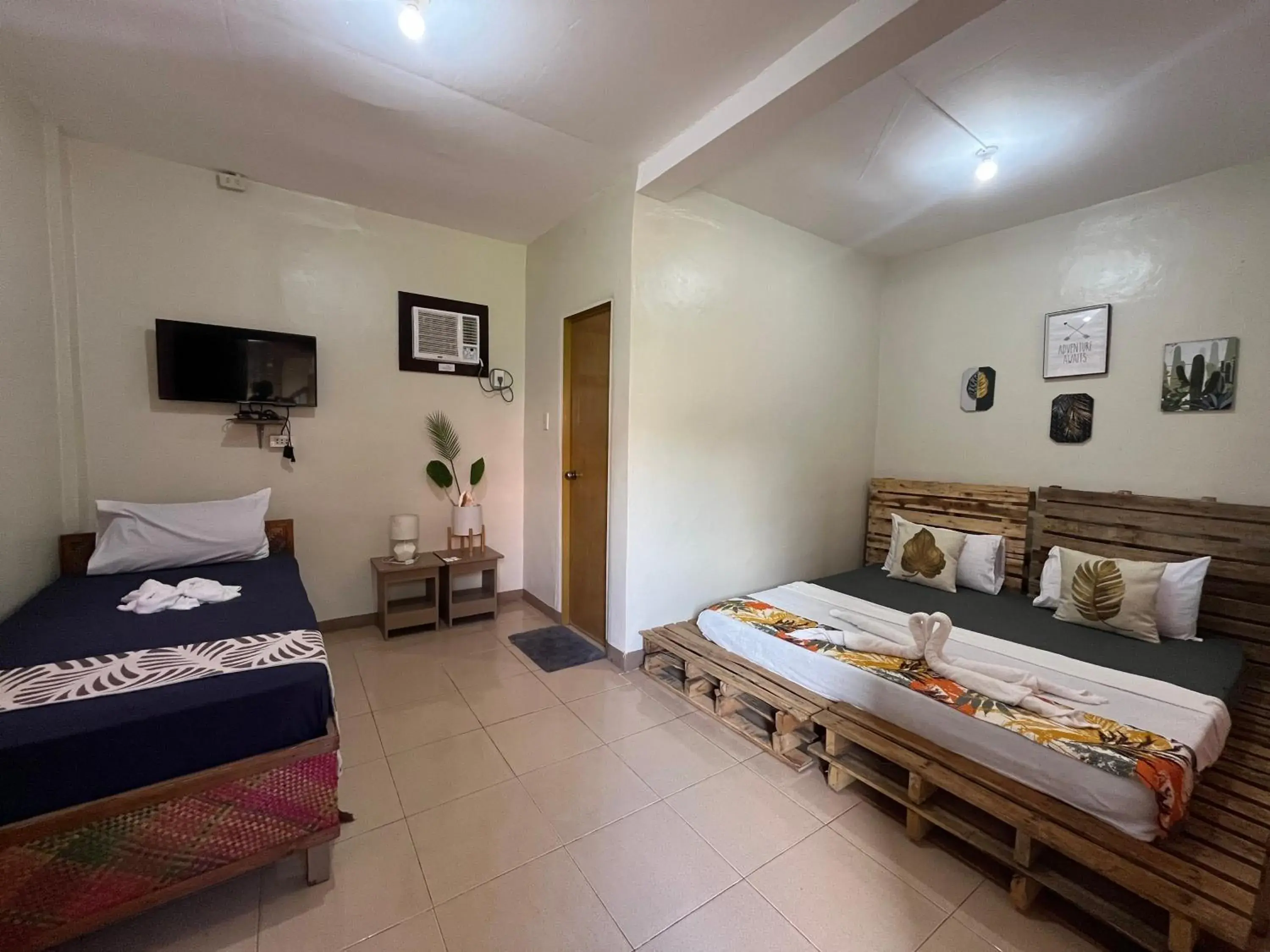 Triple Room with Garden View in On Board Panglao Beach Hostel & Resort with FREE MOTORBIKE Triple Room with Garden View in On Board Panglao Beach Hostel & Resort with FREE MOTORBIKE