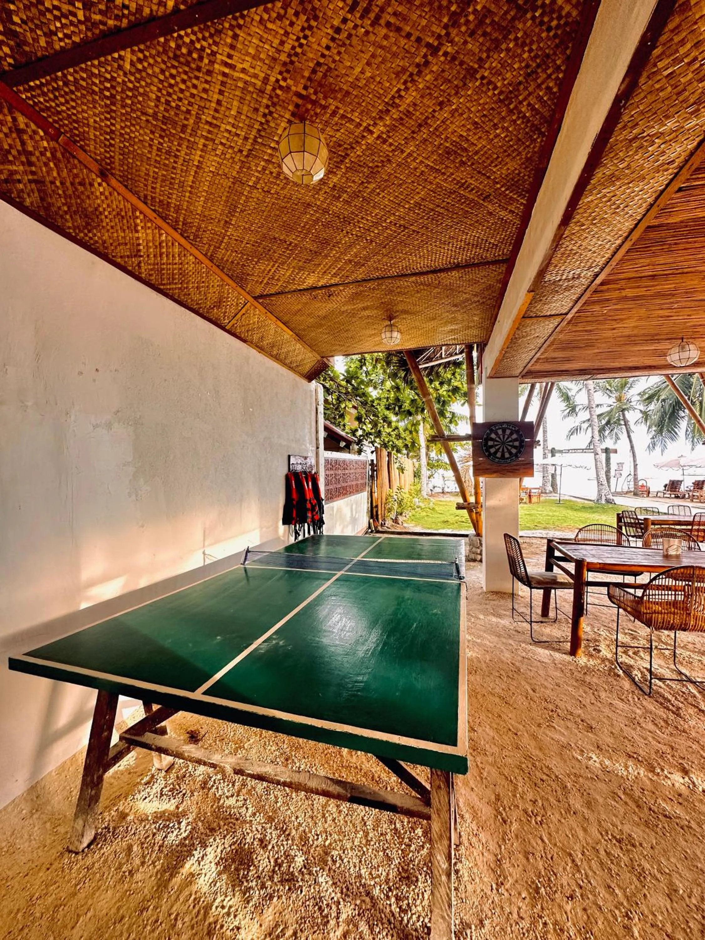 Table tennis in On Board Panglao Beach Hostel & Resort with FREE MOTORBIKE