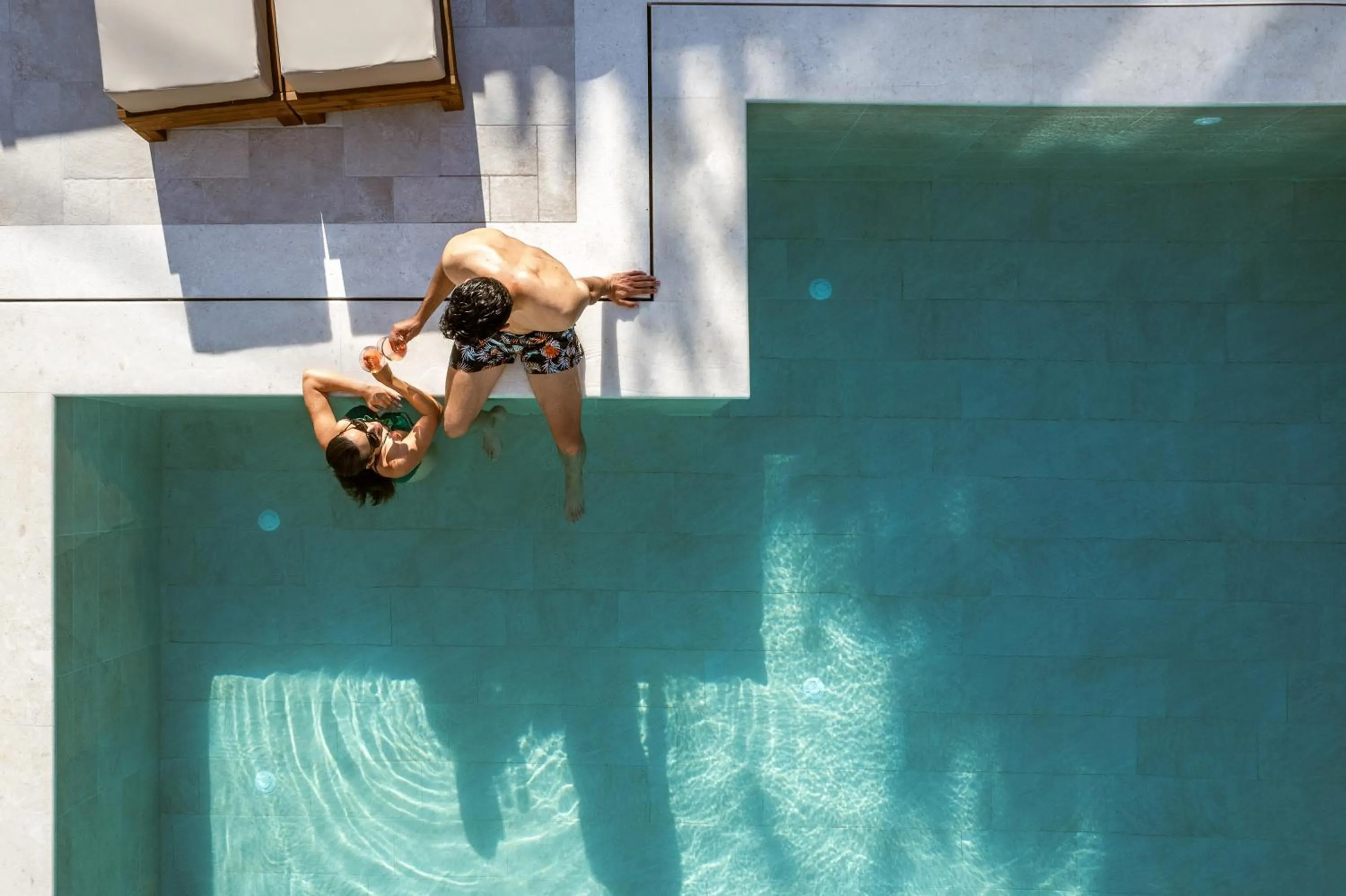Swimming pool in Hara Suites