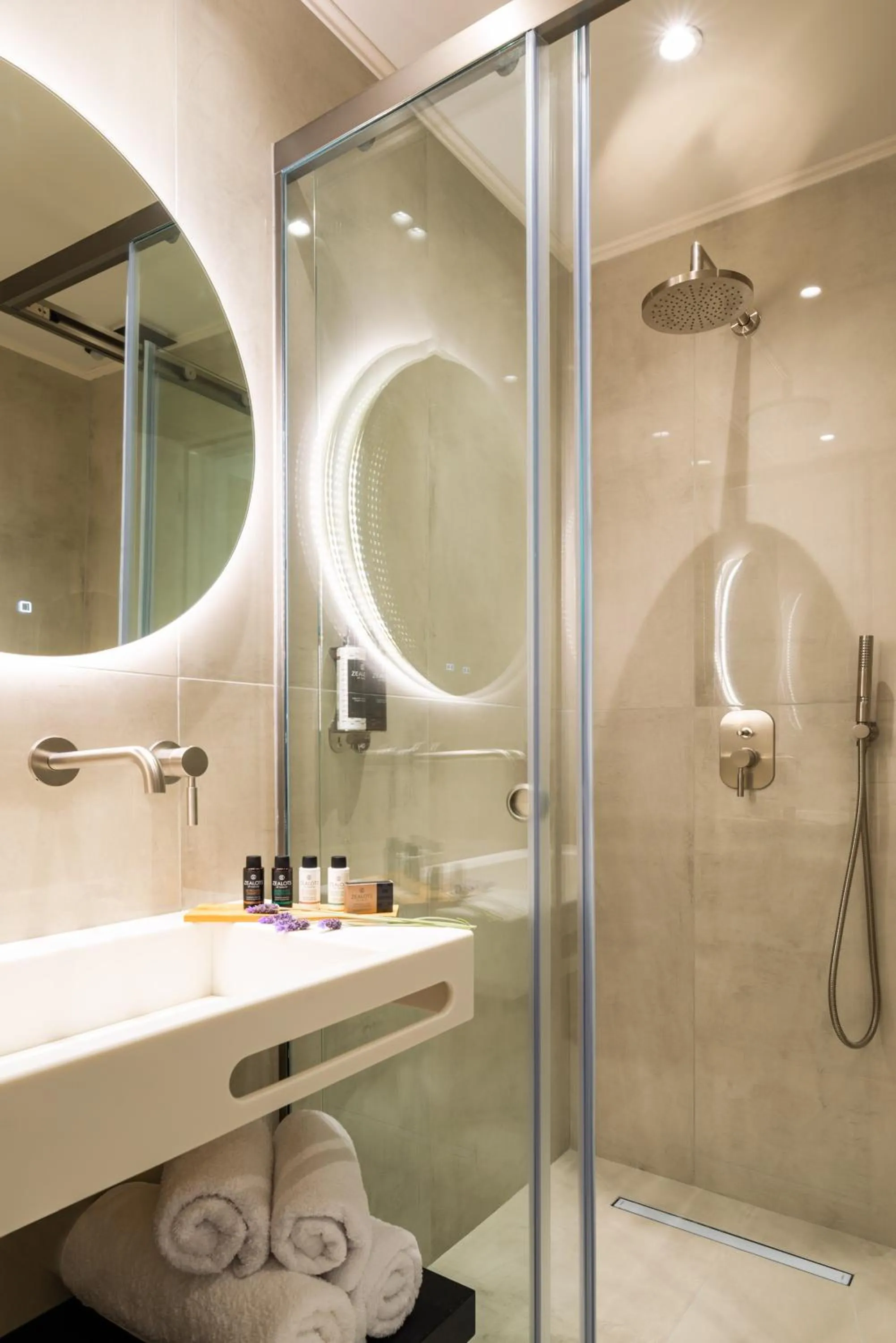 Shower in Hara Suites