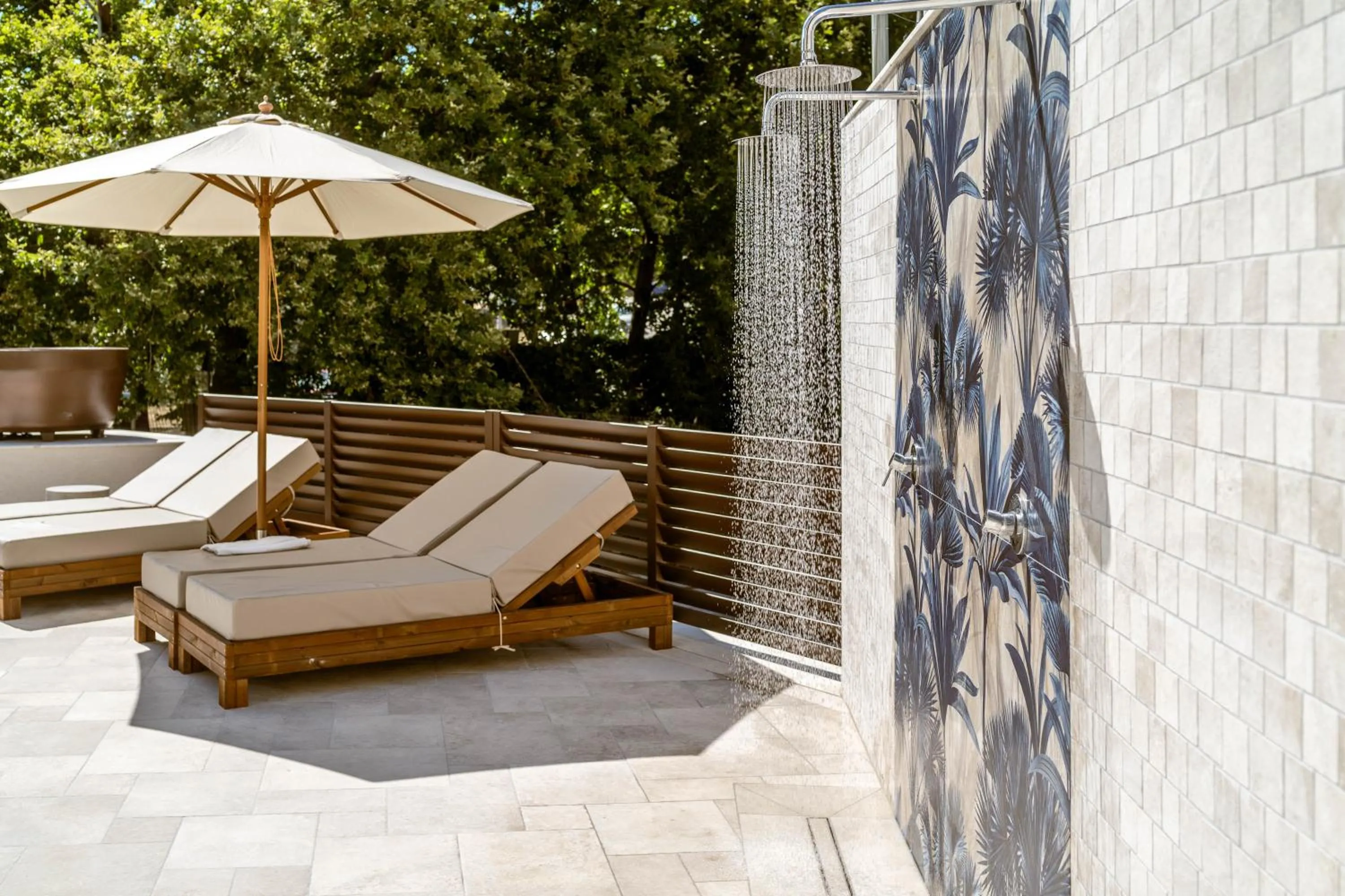Shower in Hara Suites