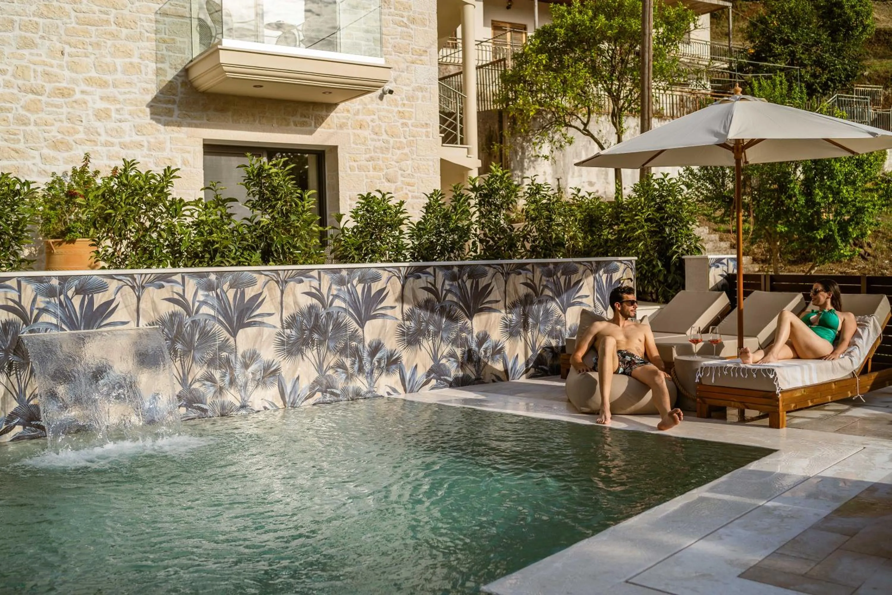 Swimming pool in Hara Suites