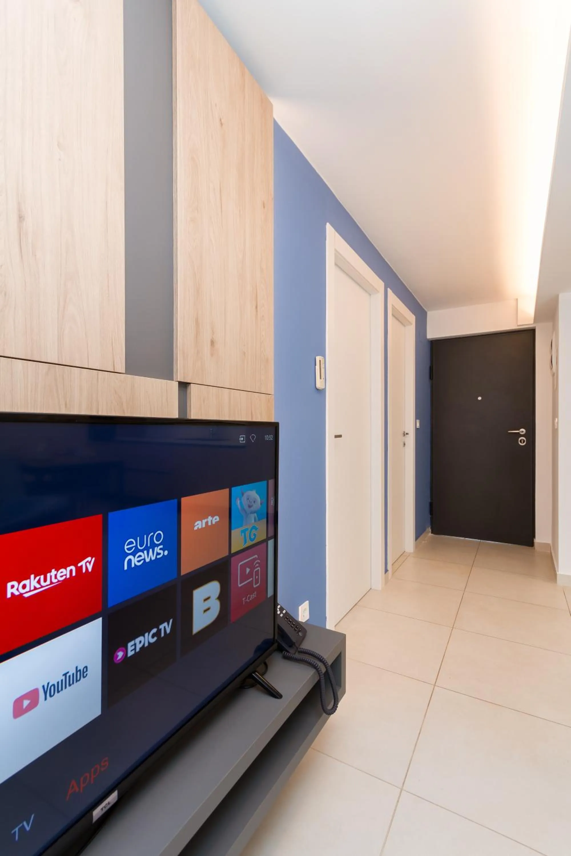 TV and multimedia in Garden Palace Marjeta Apartment with free Parking
