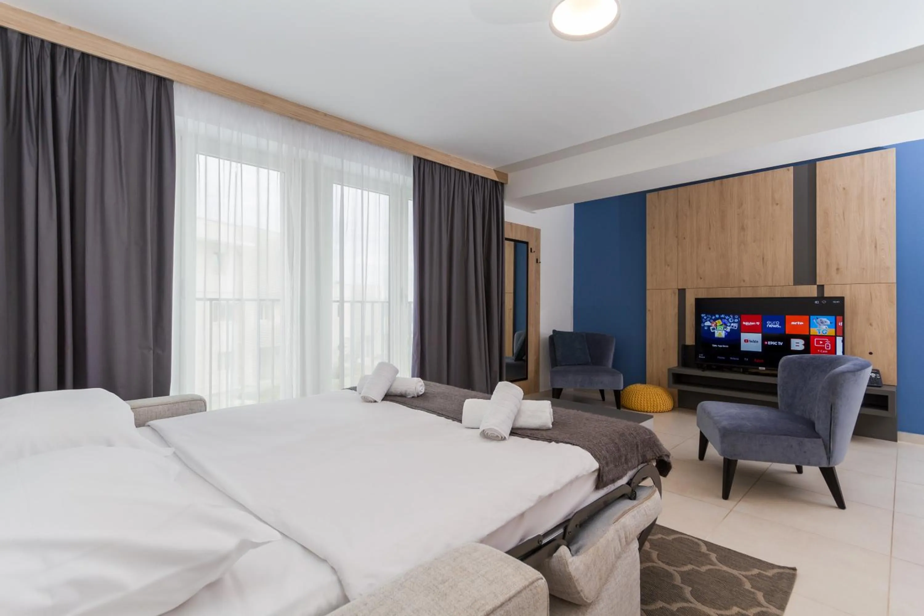 Bed in Garden Palace Marjeta Apartment with free Parking