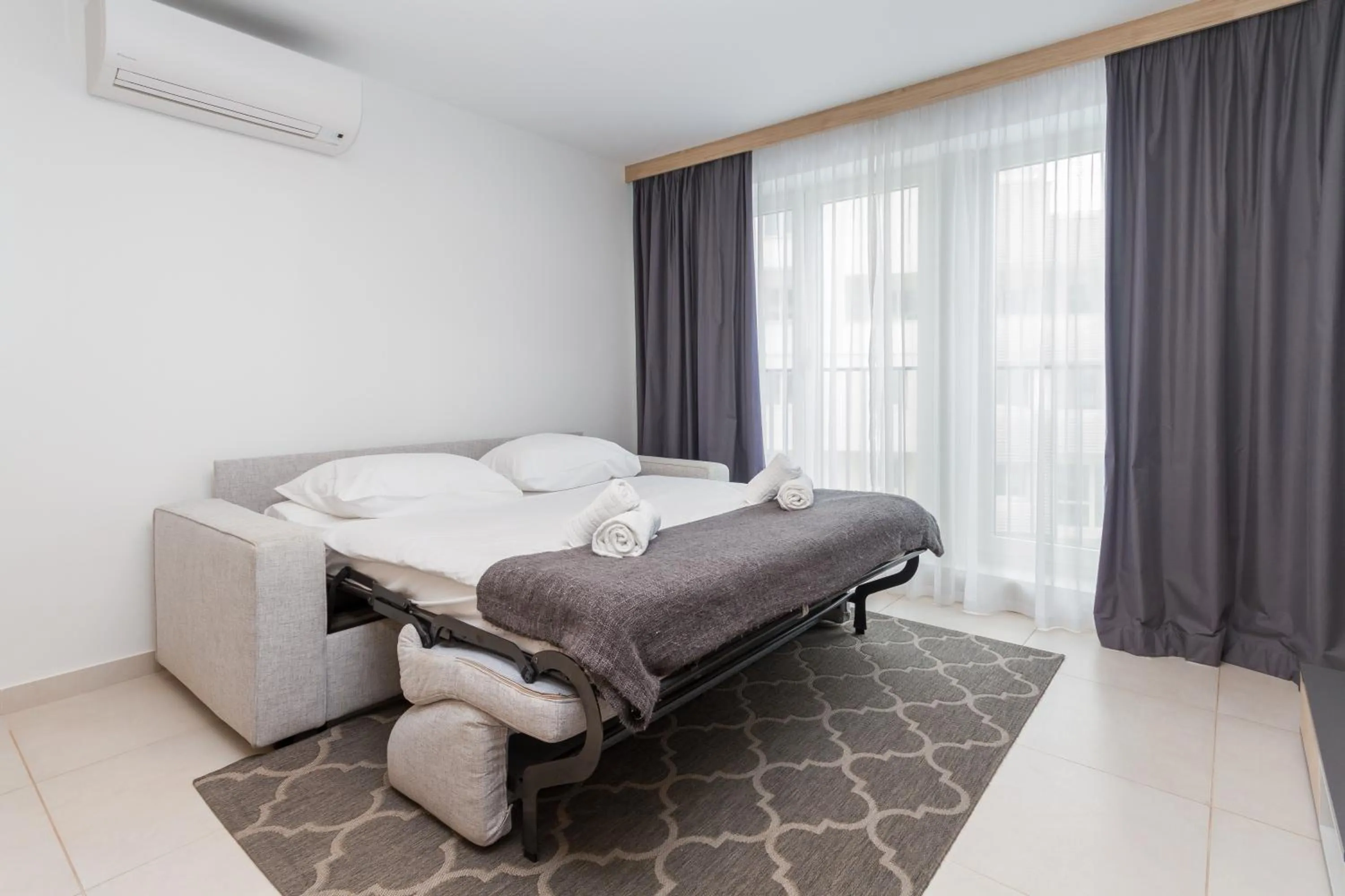 Bed in Garden Palace Marjeta Apartment with free Parking