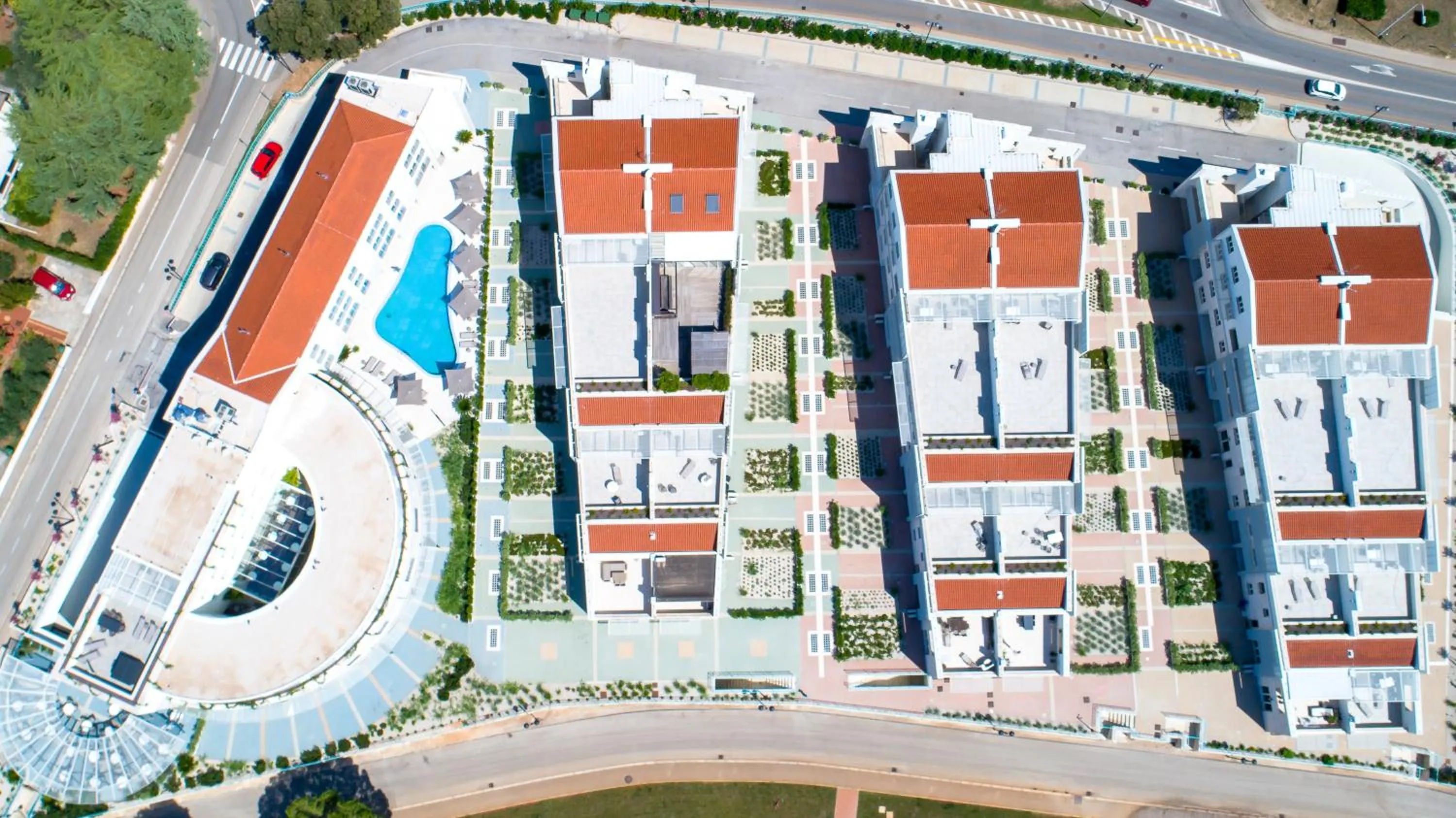 Property building in Garden Palace Marjeta Apartment with free Parking