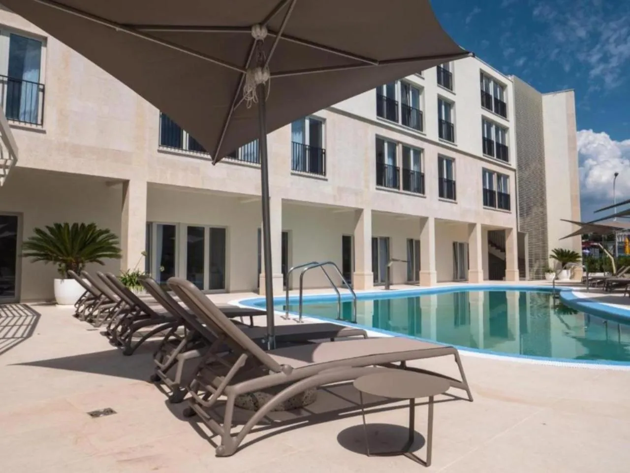 Property building in Garden Palace Marjeta Apartment with free Parking