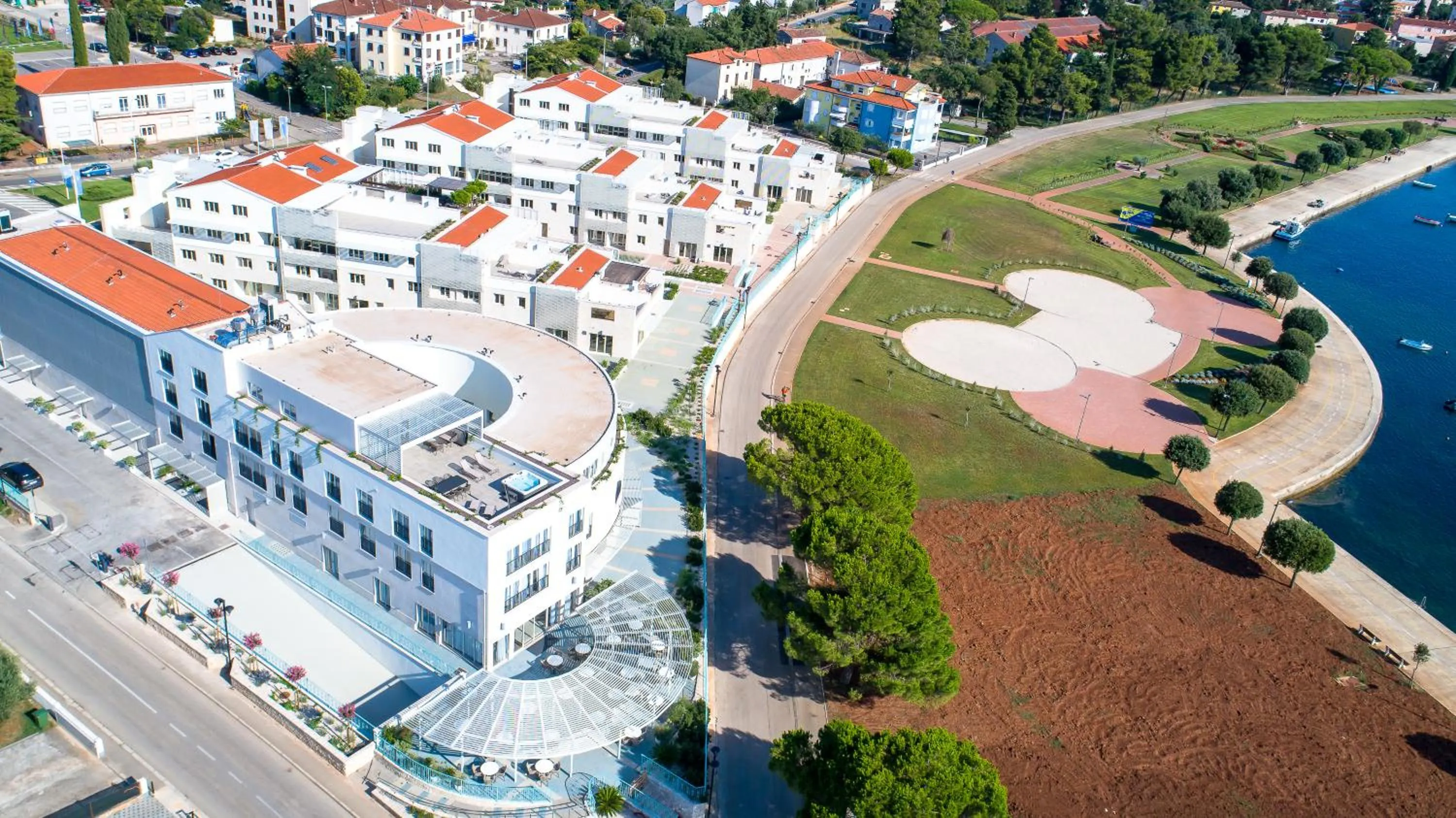 Property building in Garden Palace Marjeta Apartment with free Parking