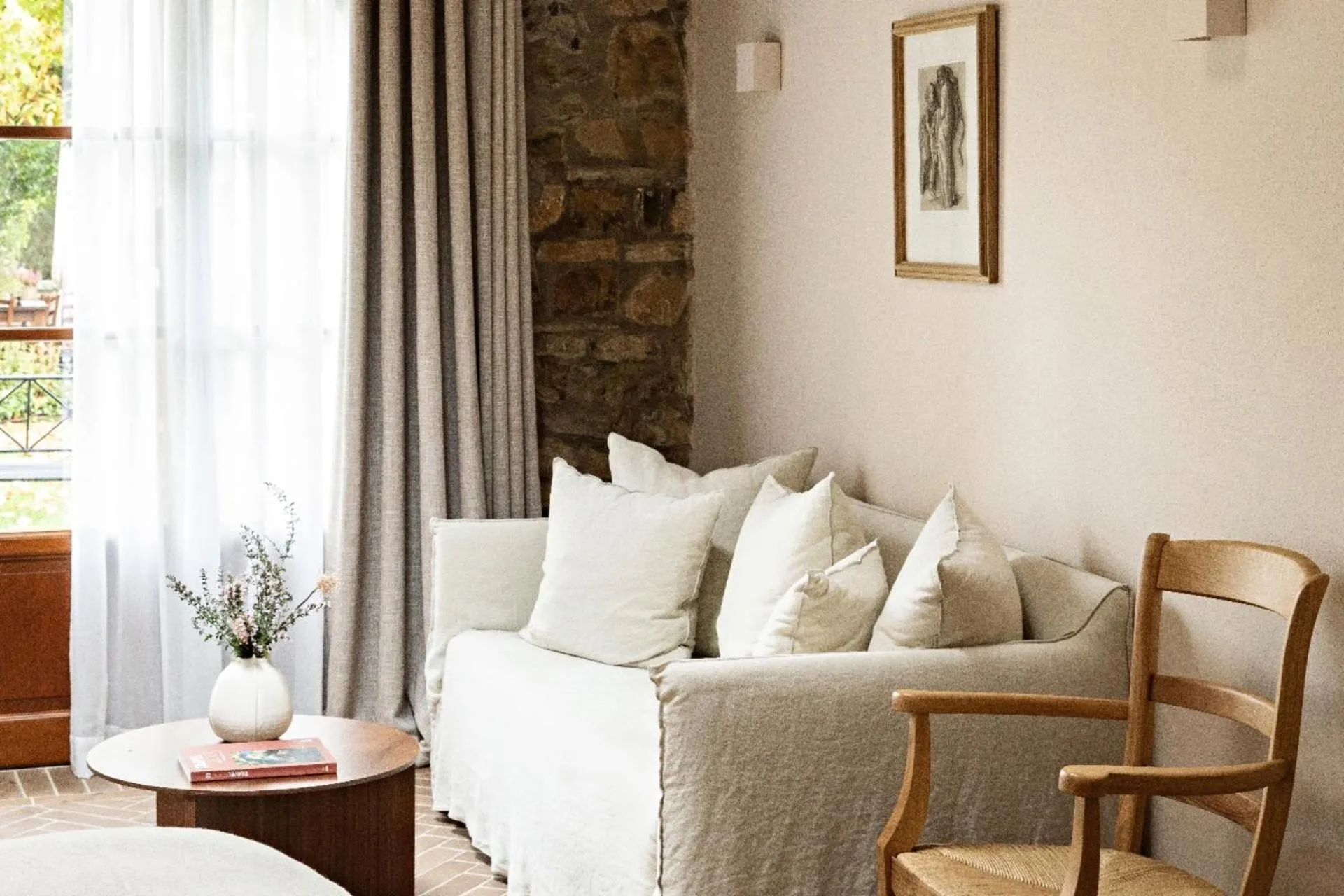 Seating area in Pieve Aldina Relais & Châteaux