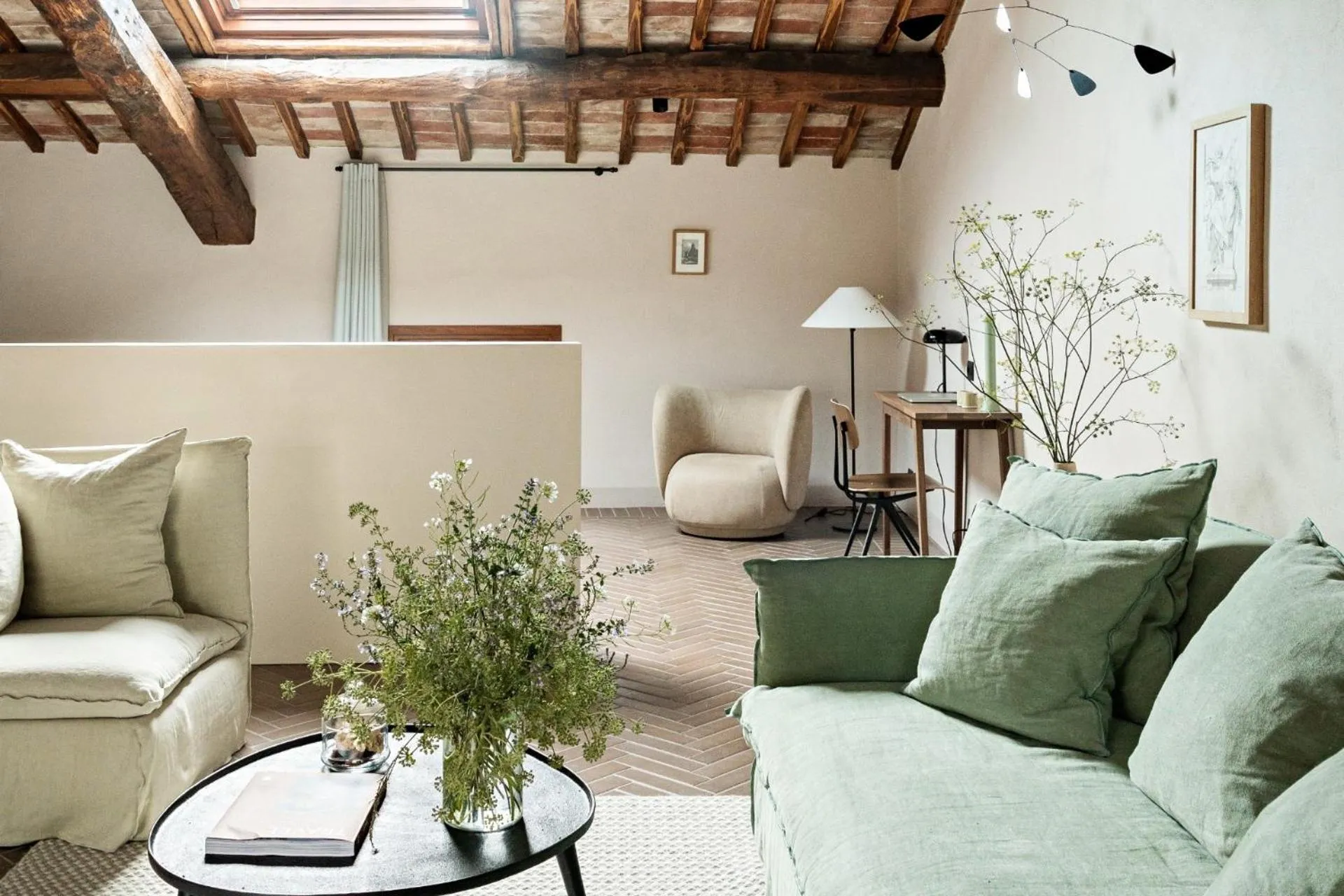 Seating area in Pieve Aldina Relais & Châteaux