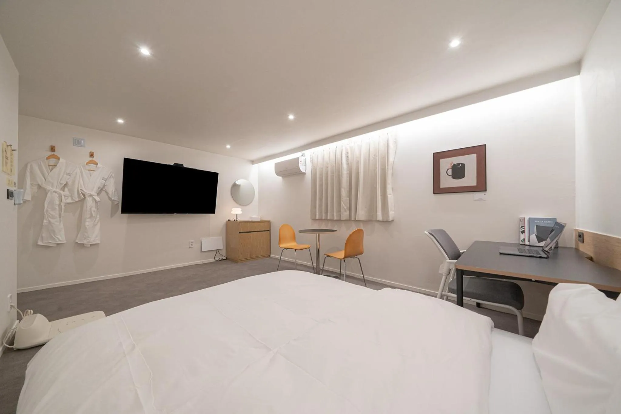 Bed in Aank Hotel Cheongju Uam 1st