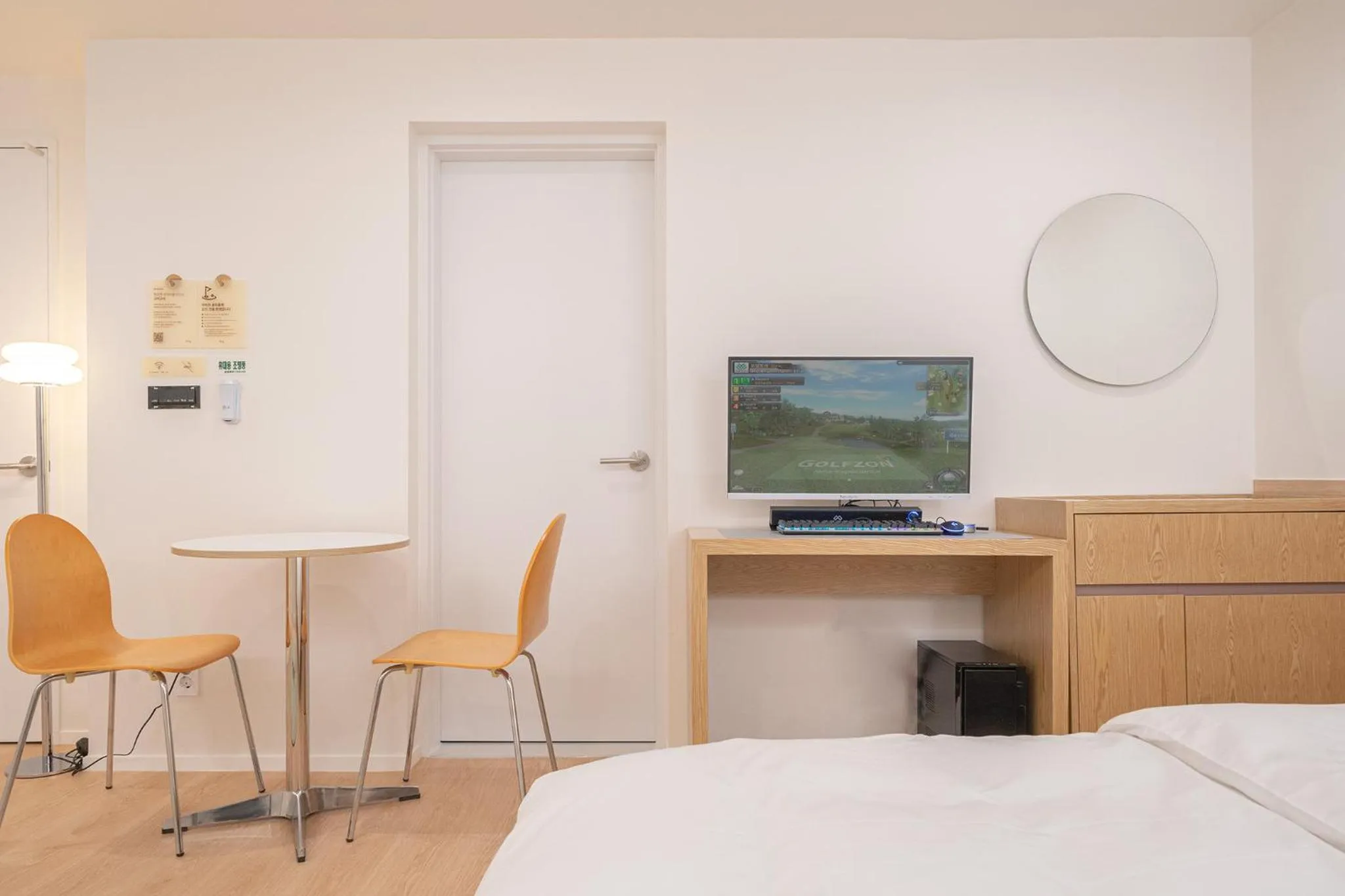 Bed in Aank Hotel Cheongju Uam 1st