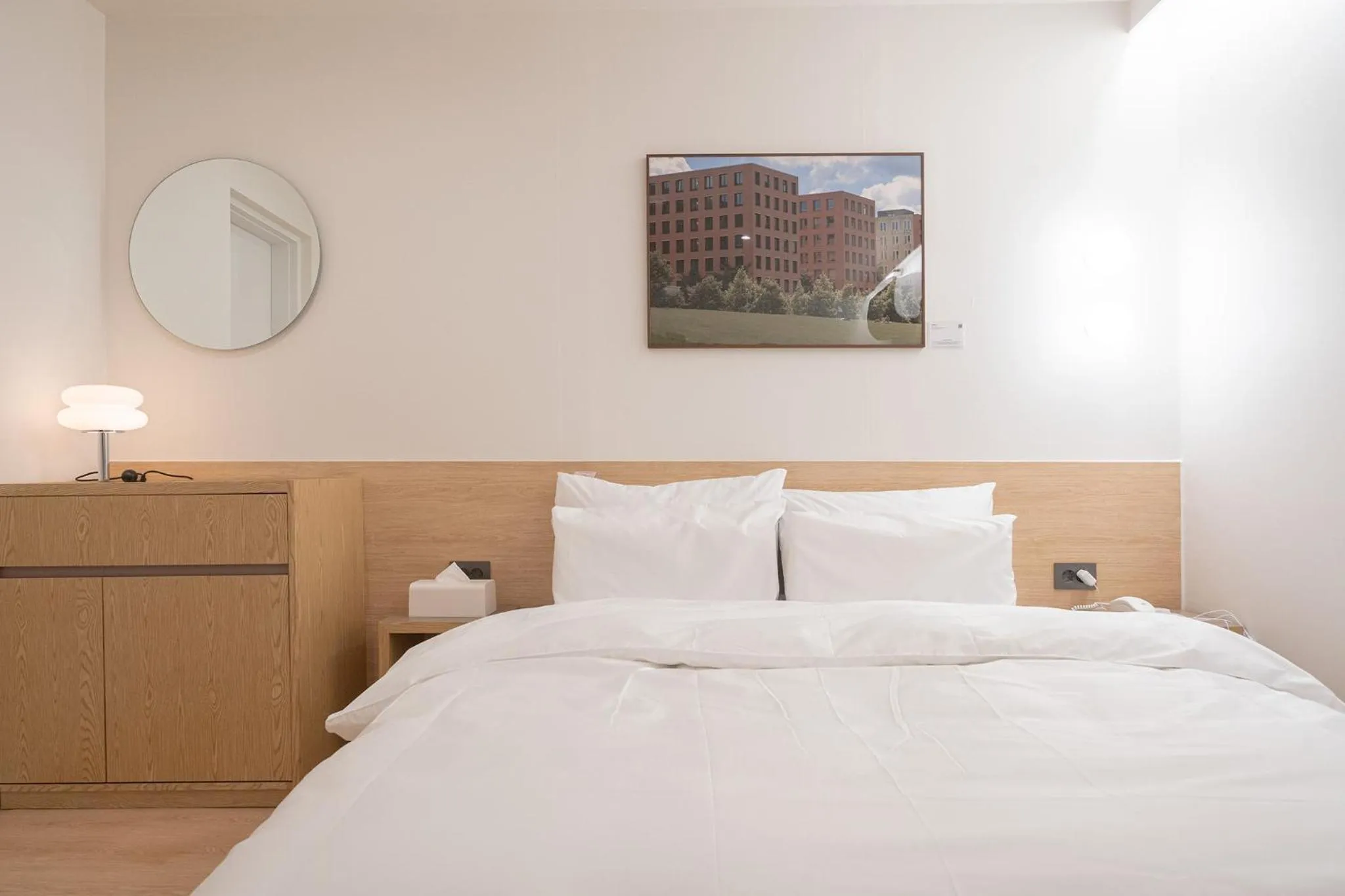 Bed in Aank Hotel Cheongju Uam 1st