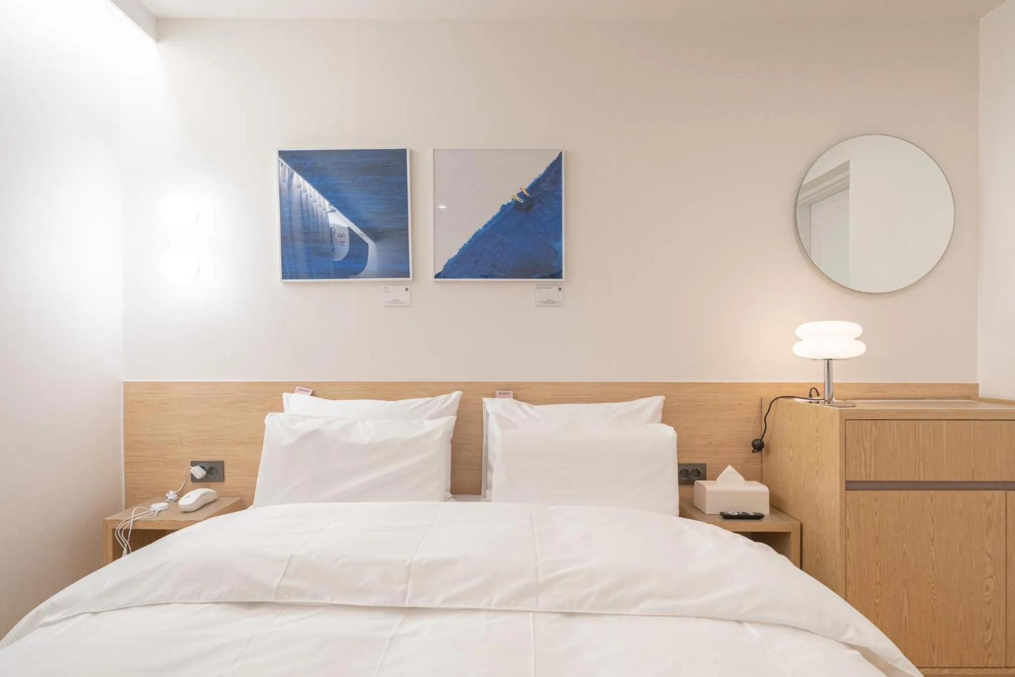 Bed in Aank Hotel Cheongju Uam 1st