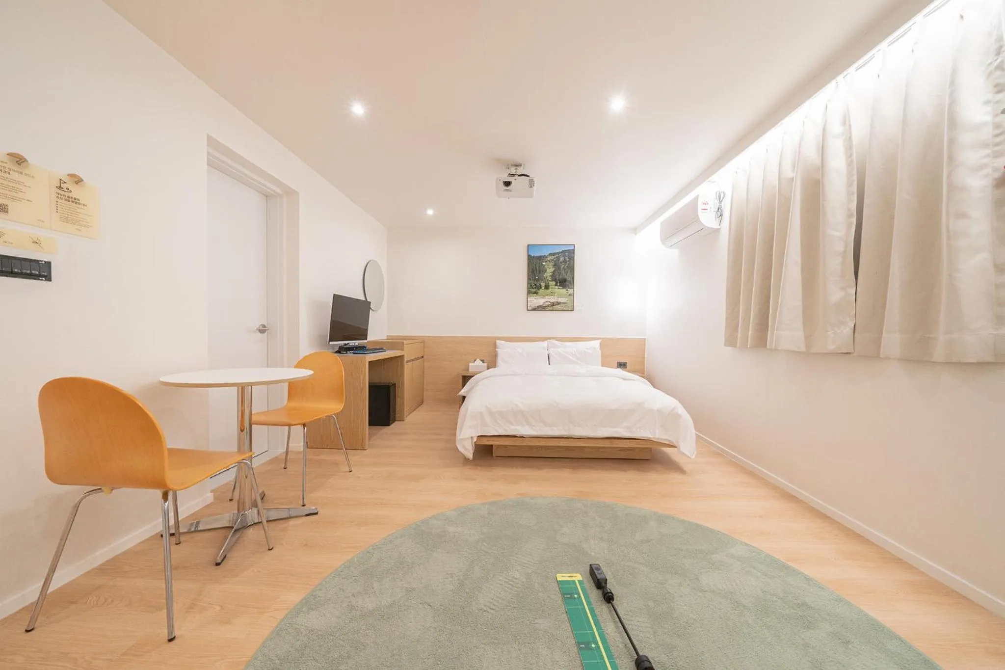 Bed in Aank Hotel Cheongju Uam 1st