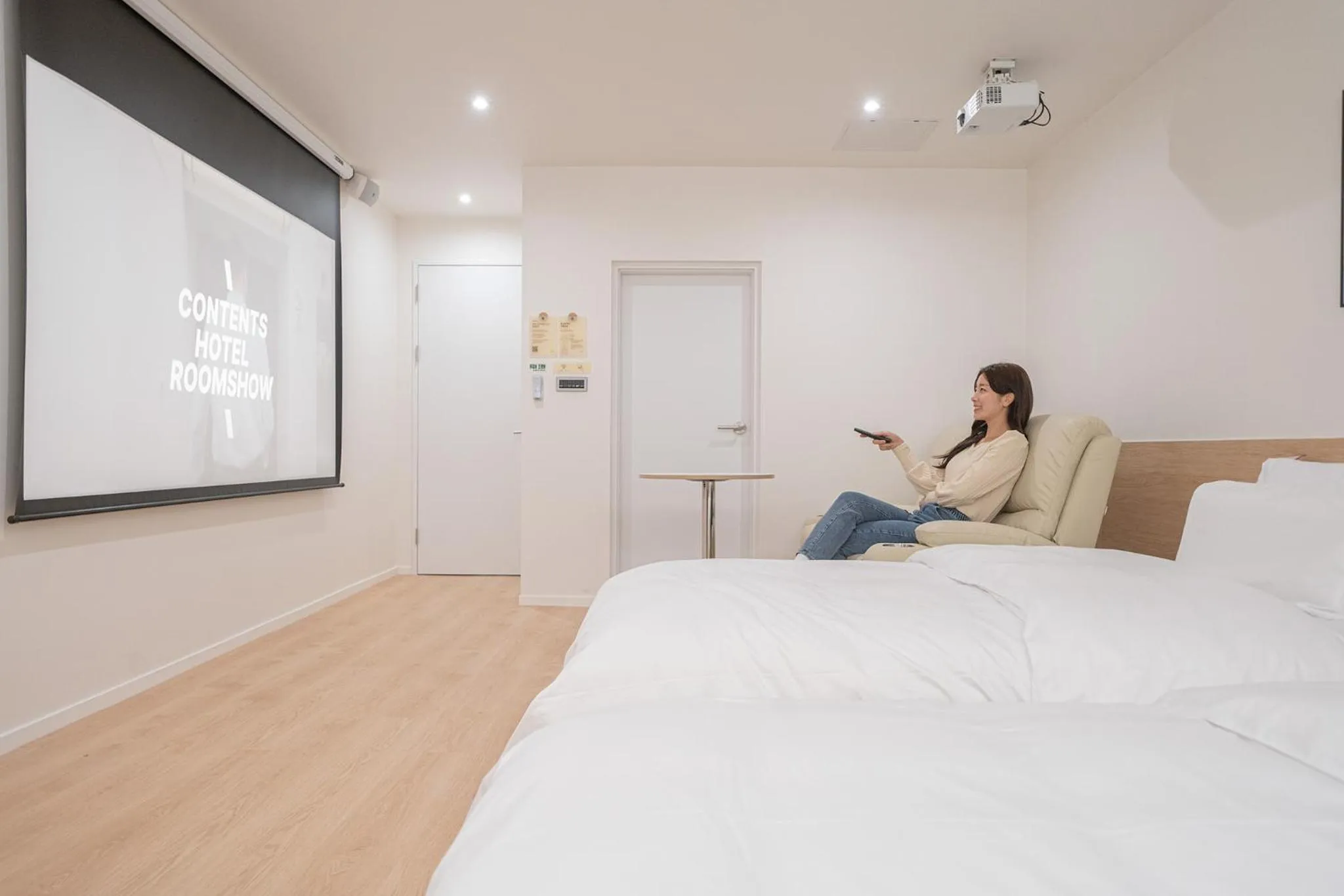 Bed in Aank Hotel Cheongju Uam 1st