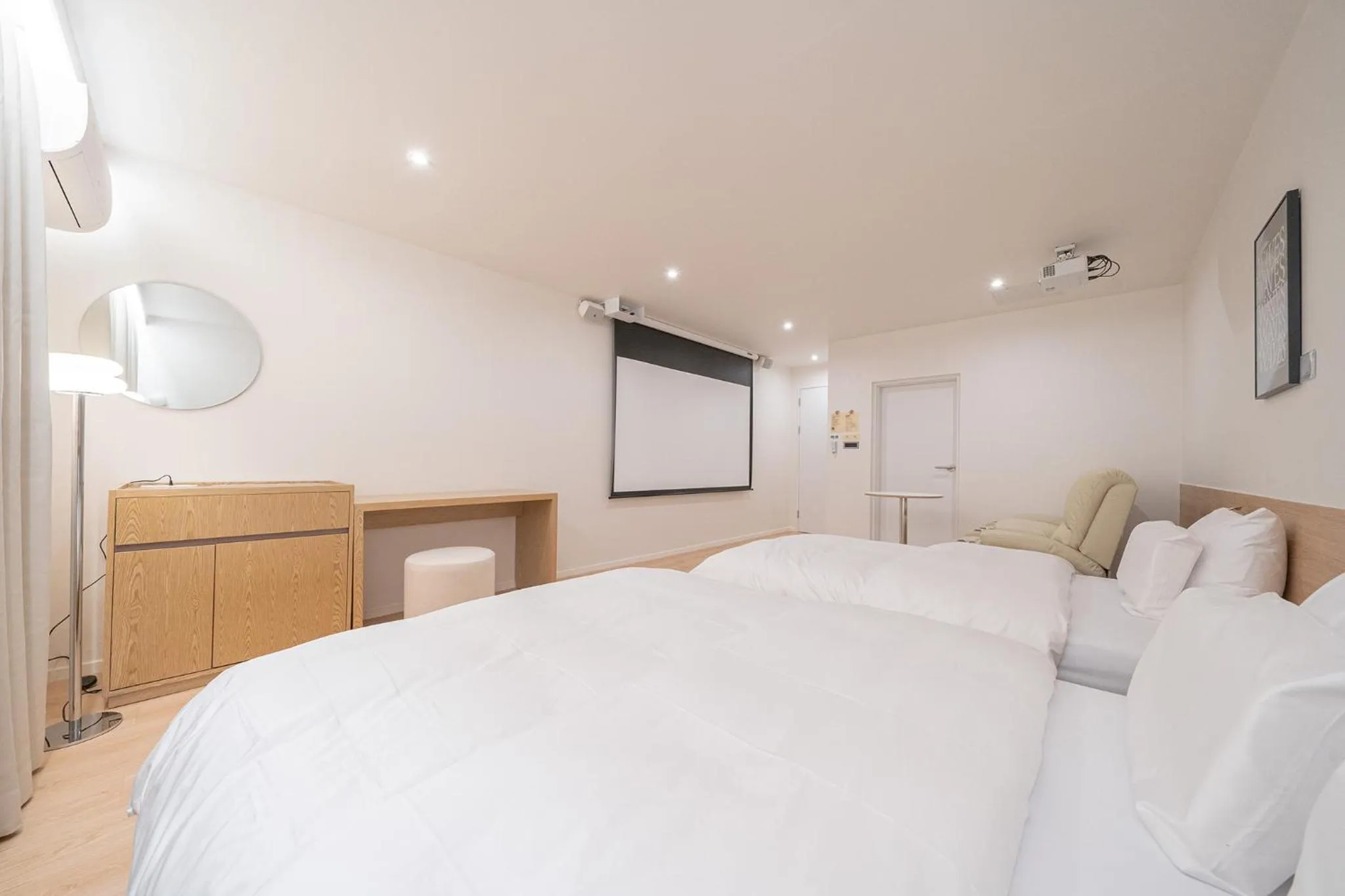 Bed in Aank Hotel Cheongju Uam 1st