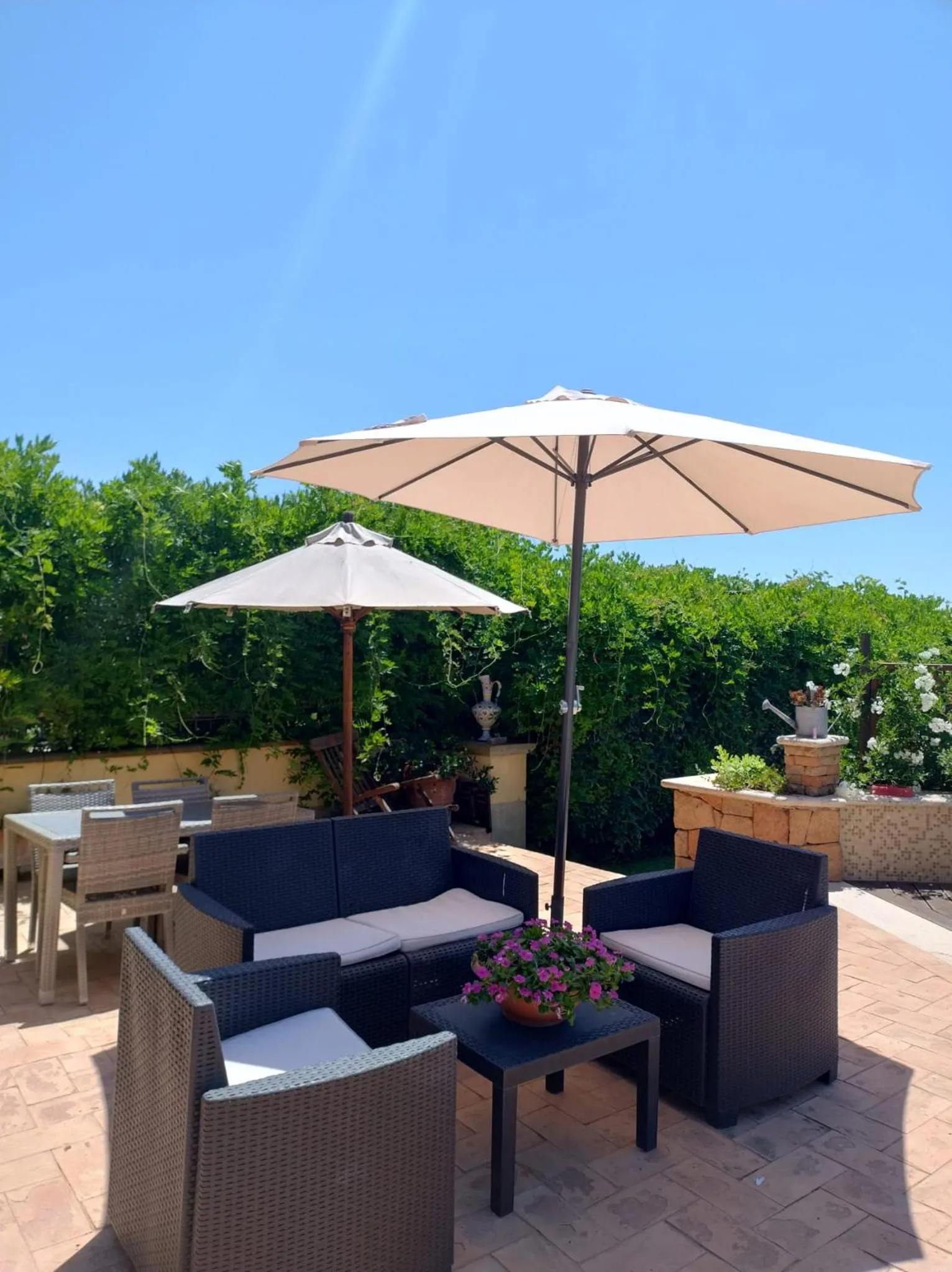 Patio in La Valle dei Casali B&B Green Boutique