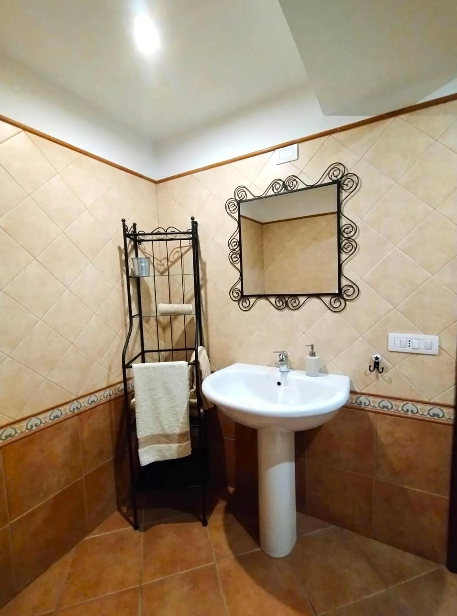 Bathroom in La Valle dei Casali B&B Green Boutique