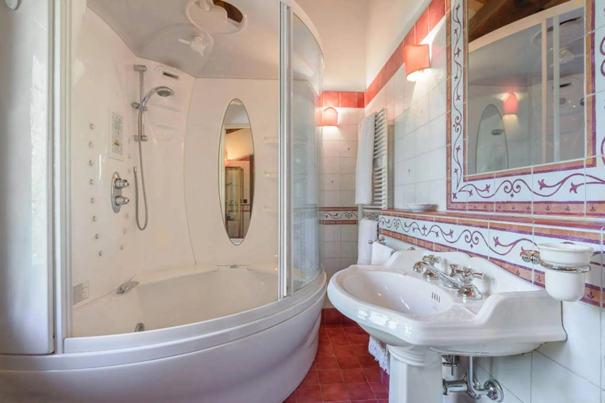 Bathroom in La Valle dei Casali B&B Green Boutique