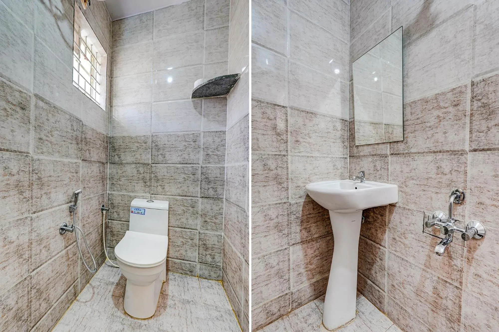Bathroom in FabHotel Crystal Suites - Near Marathahalli Junction