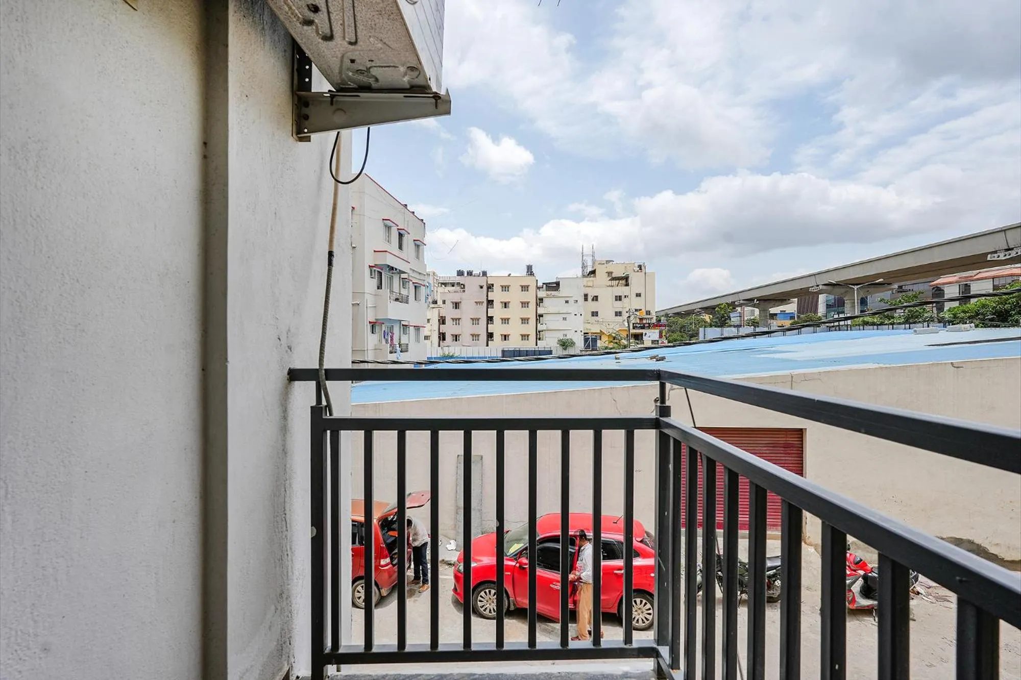 Balcony/Terrace in FabHotel Crystal Suites - Near Marathahalli Junction