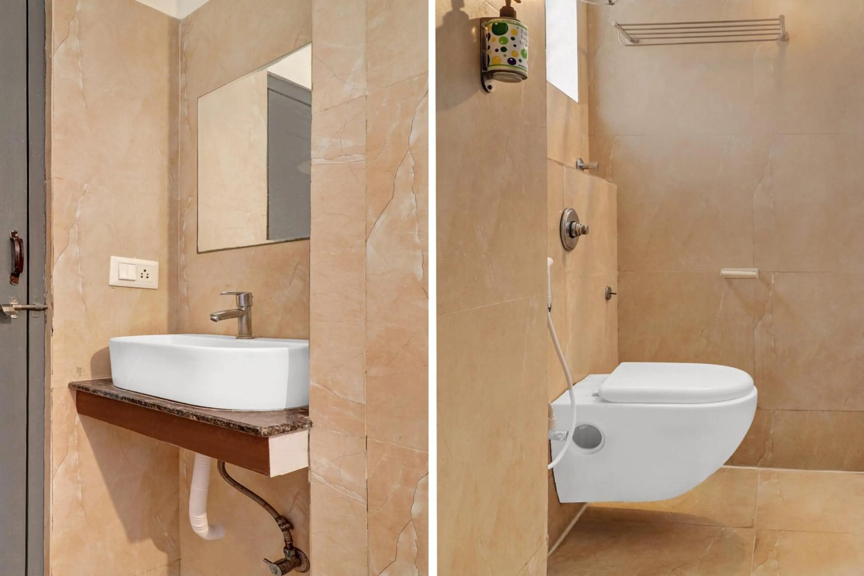 Bathroom in Super Capital O Qualia Gachibowli