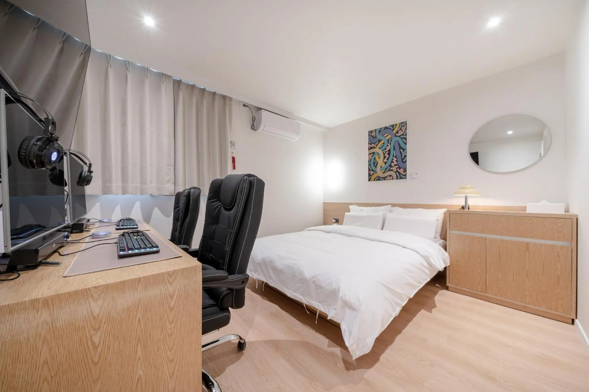 Bed in Anook Hotel Cheongju Uam 2nd