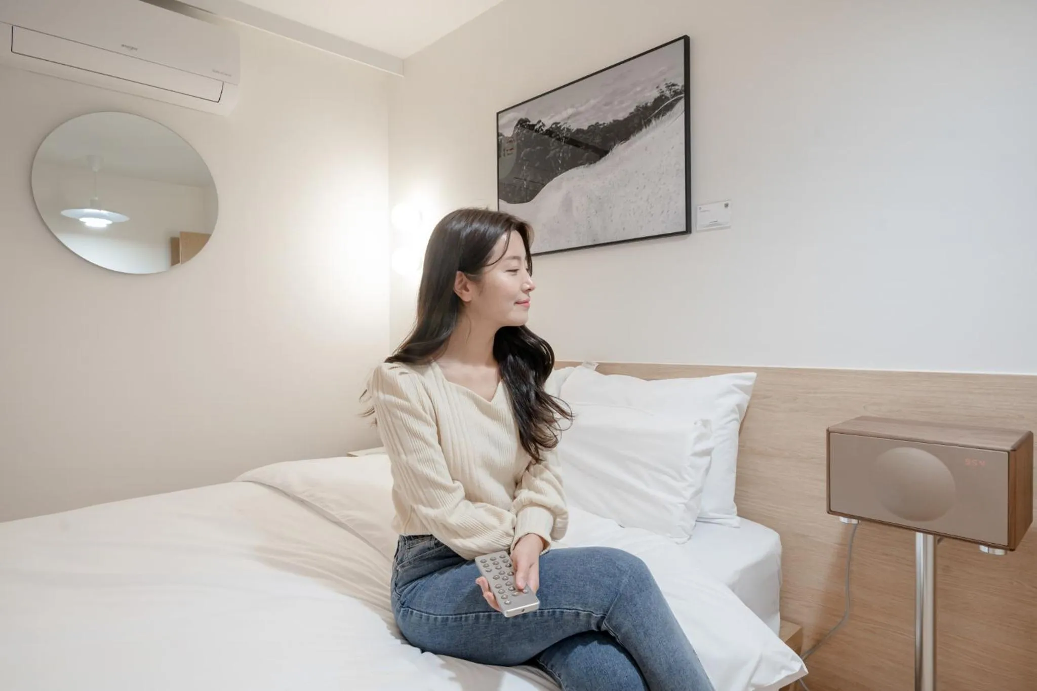 Bed in Anook Hotel Cheongju Uam 2nd