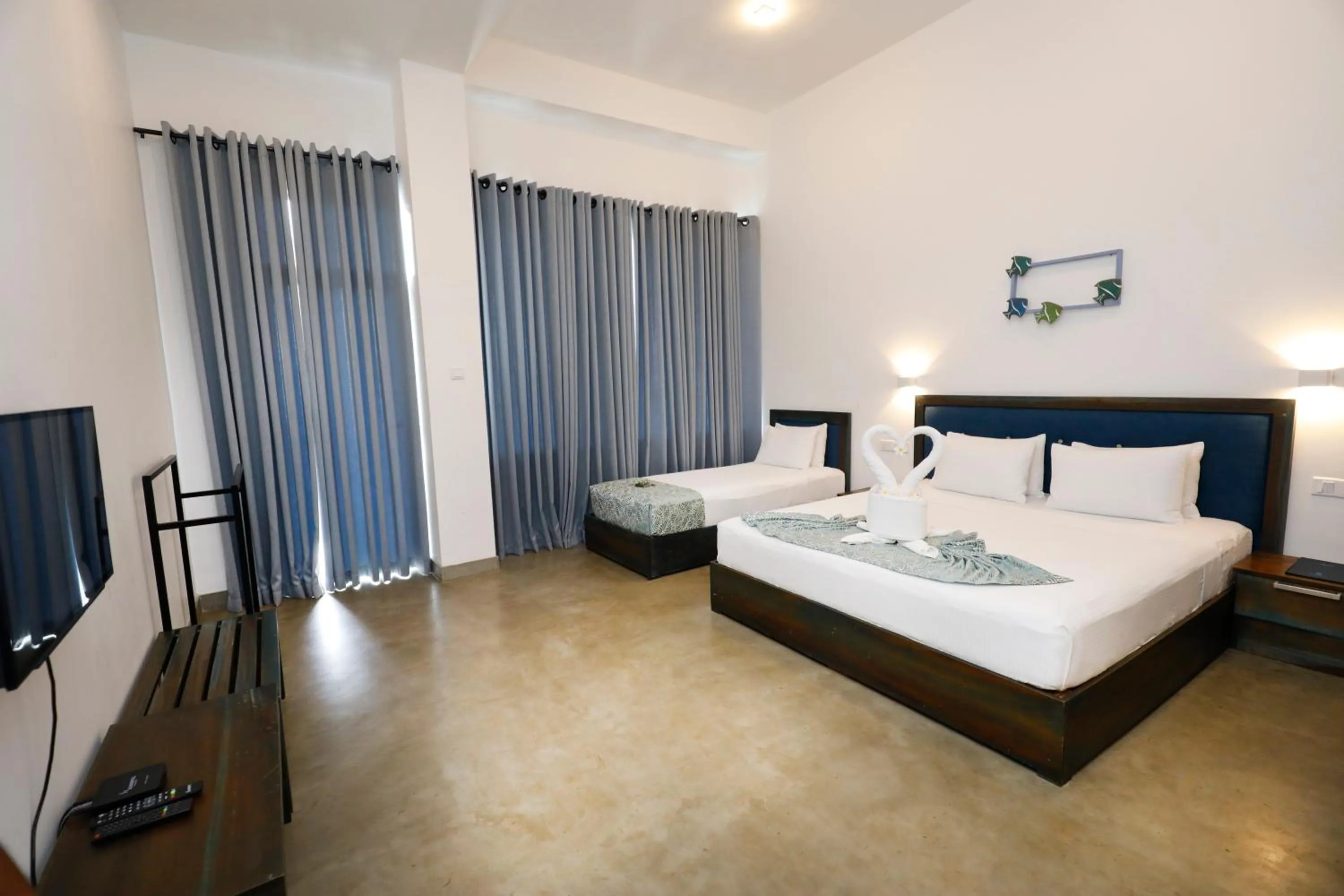 Bed in Somerset Mirissa Blue