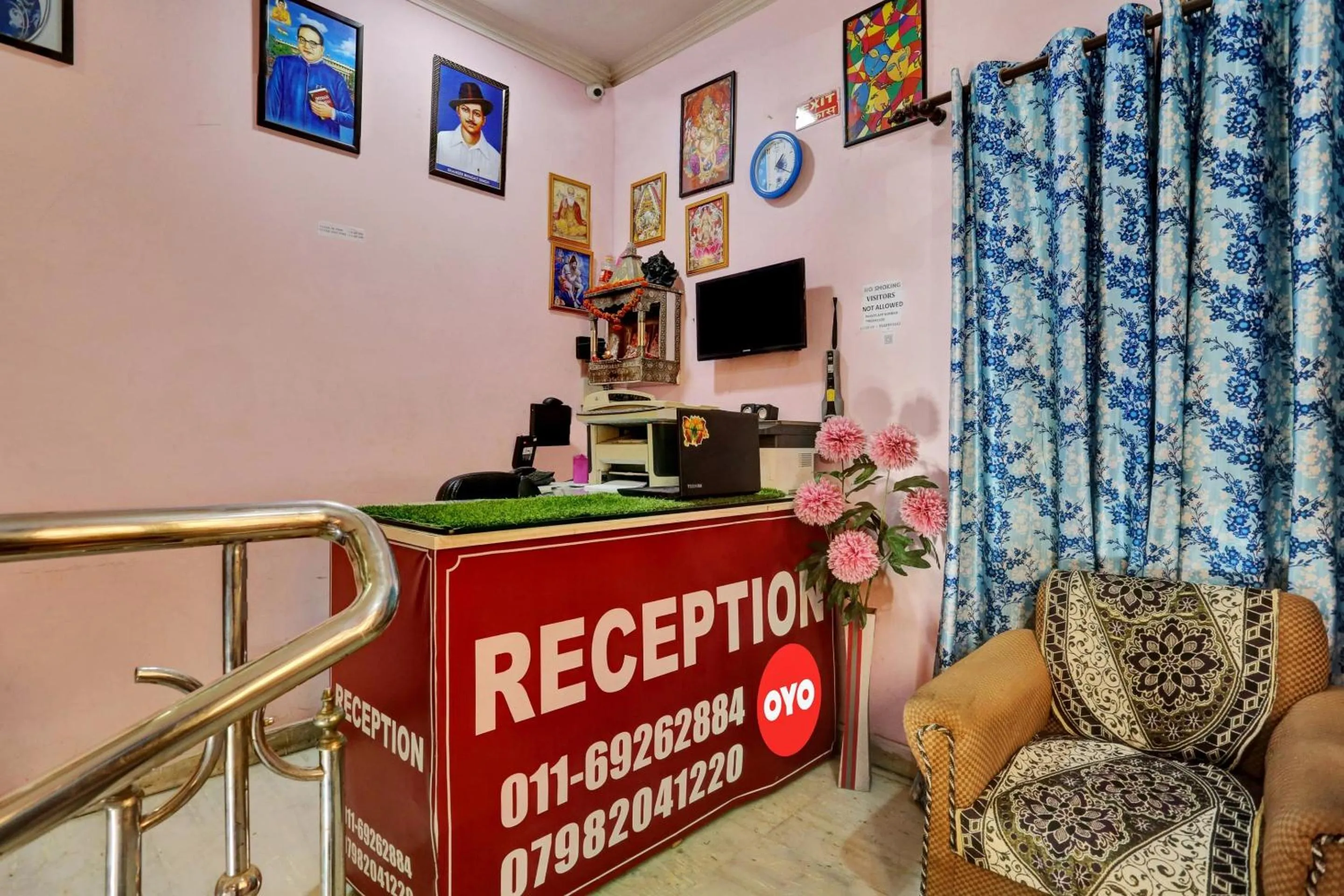 Lobby or reception in OYO 81306 Abhishek Residency