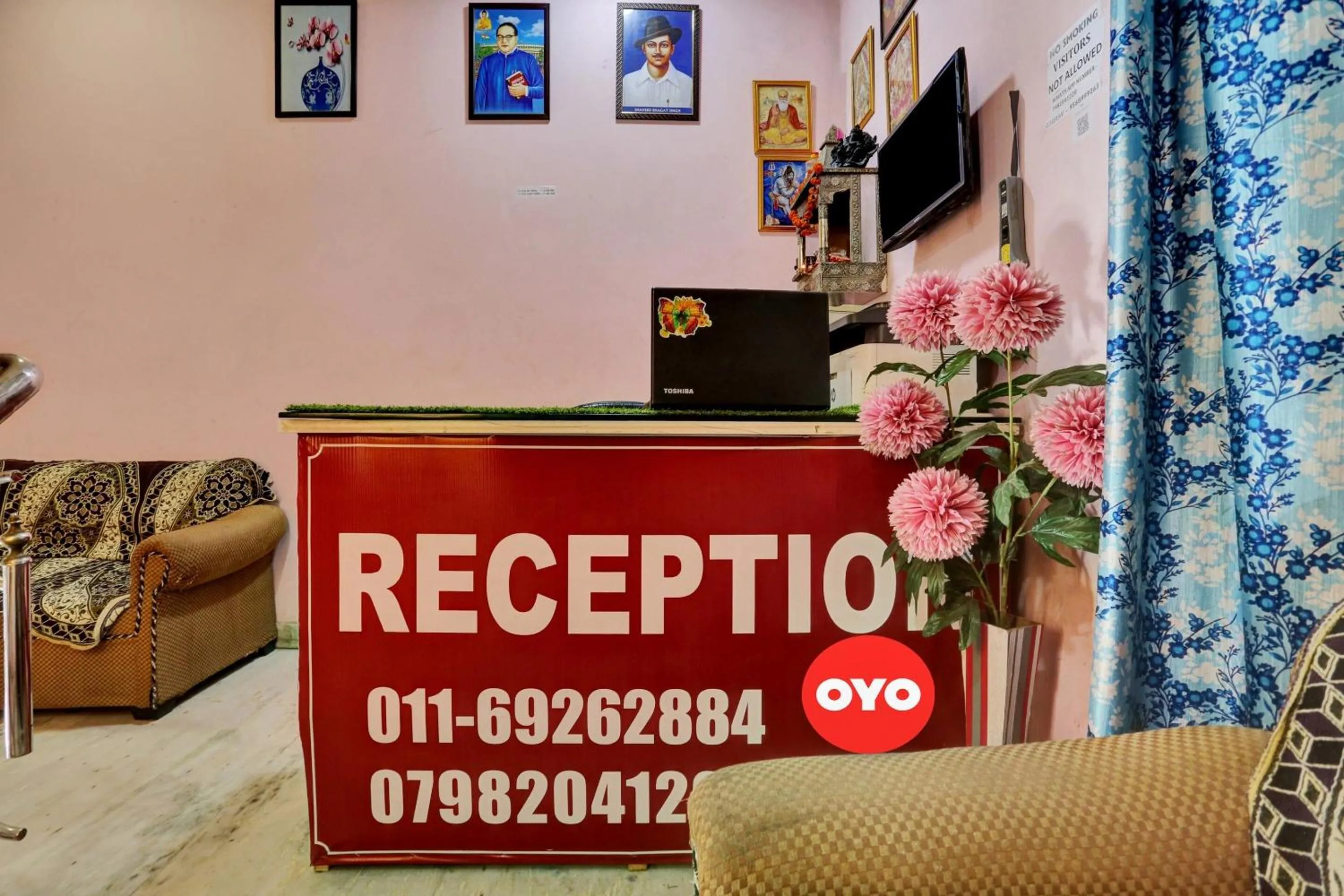 Lobby or reception in OYO 81306 Abhishek Residency