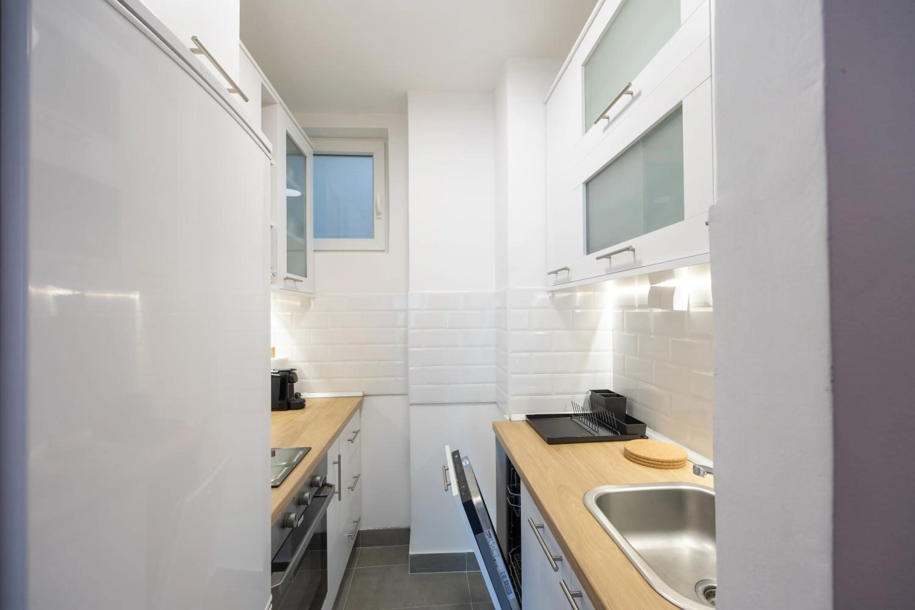 kitchen in Belgrade Center Apartment III