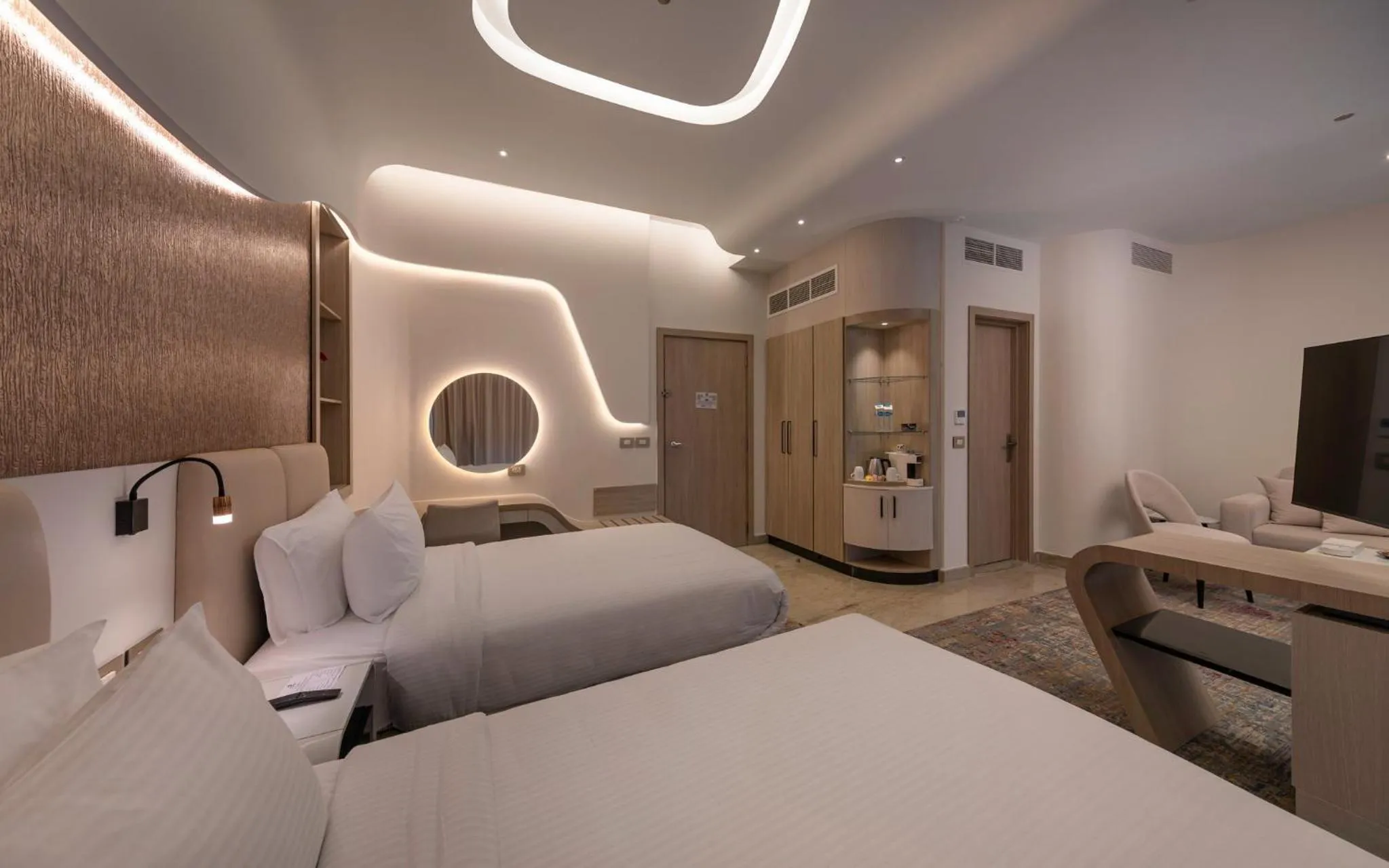 Photo of the whole room, Bed in Crowne Plaza Alexandria Mirage by IHG