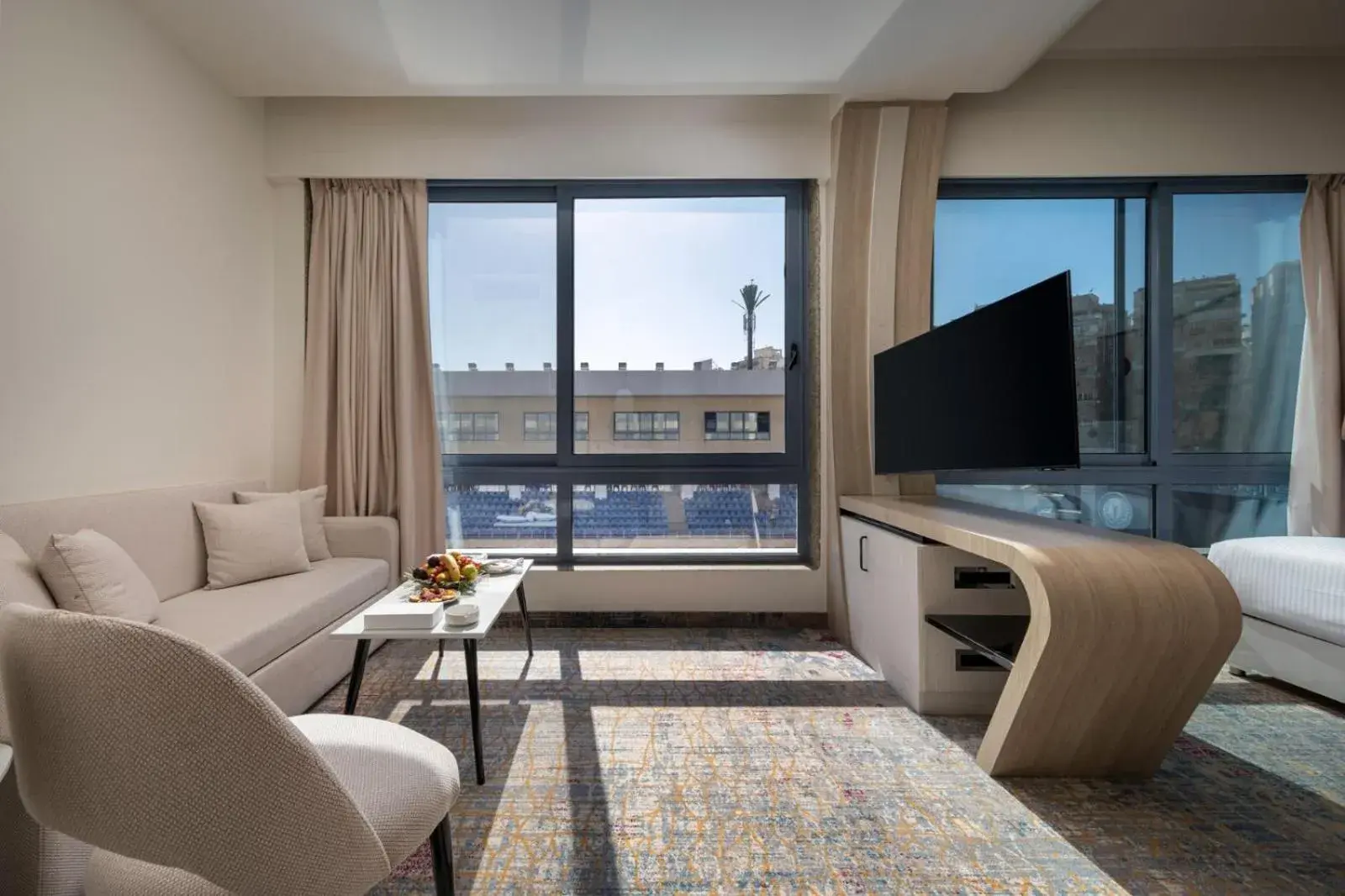 Premium Room with Two Single Beds, Sofa Bed and Pool View in Crowne Plaza Alexandria Mirage by IHG Premium Room with Two Single Beds, Sofa Bed and Pool View in Crowne Plaza Alexandria Mirage by IHG