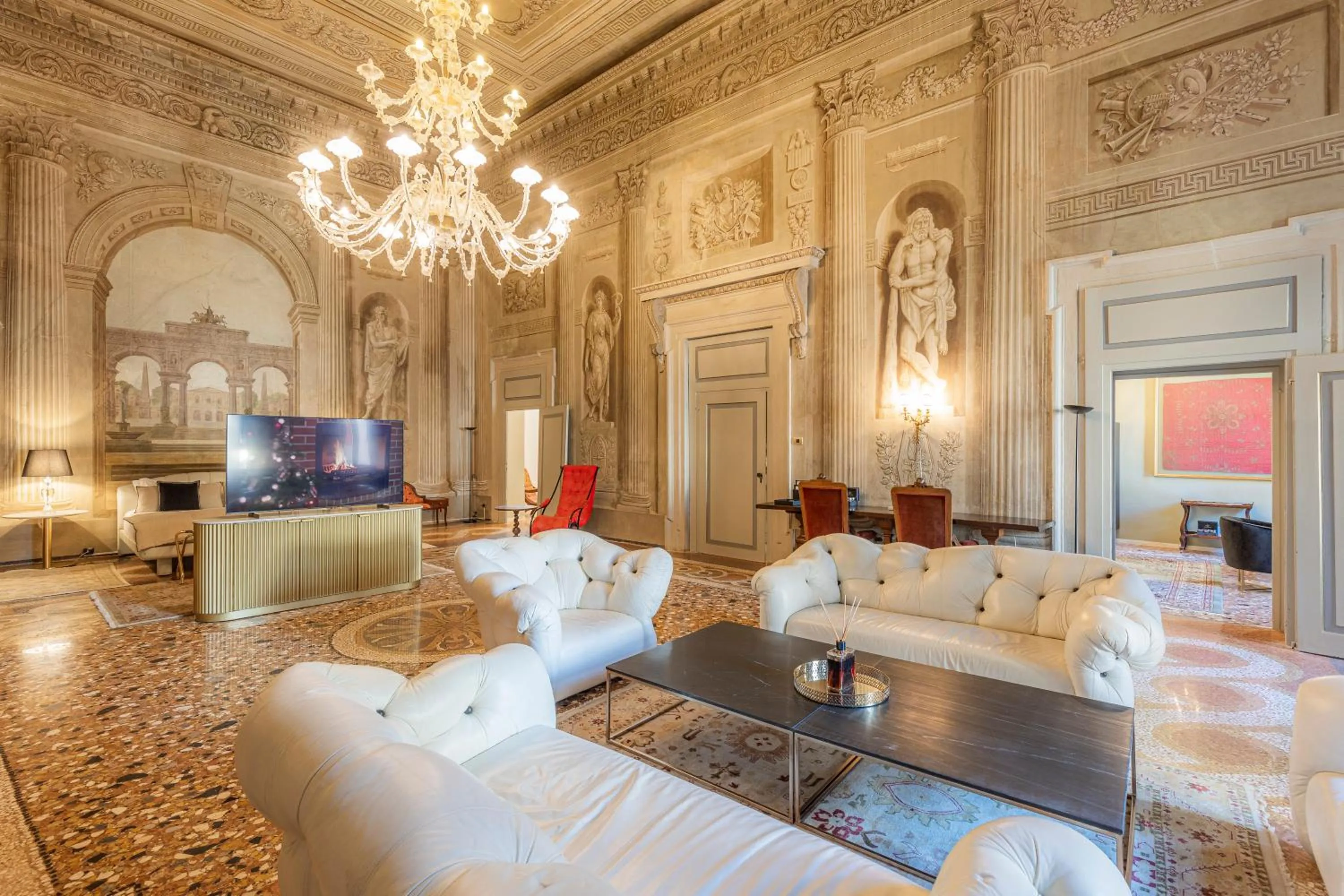Living room in Corte Realdi - Palazzo Camozzini