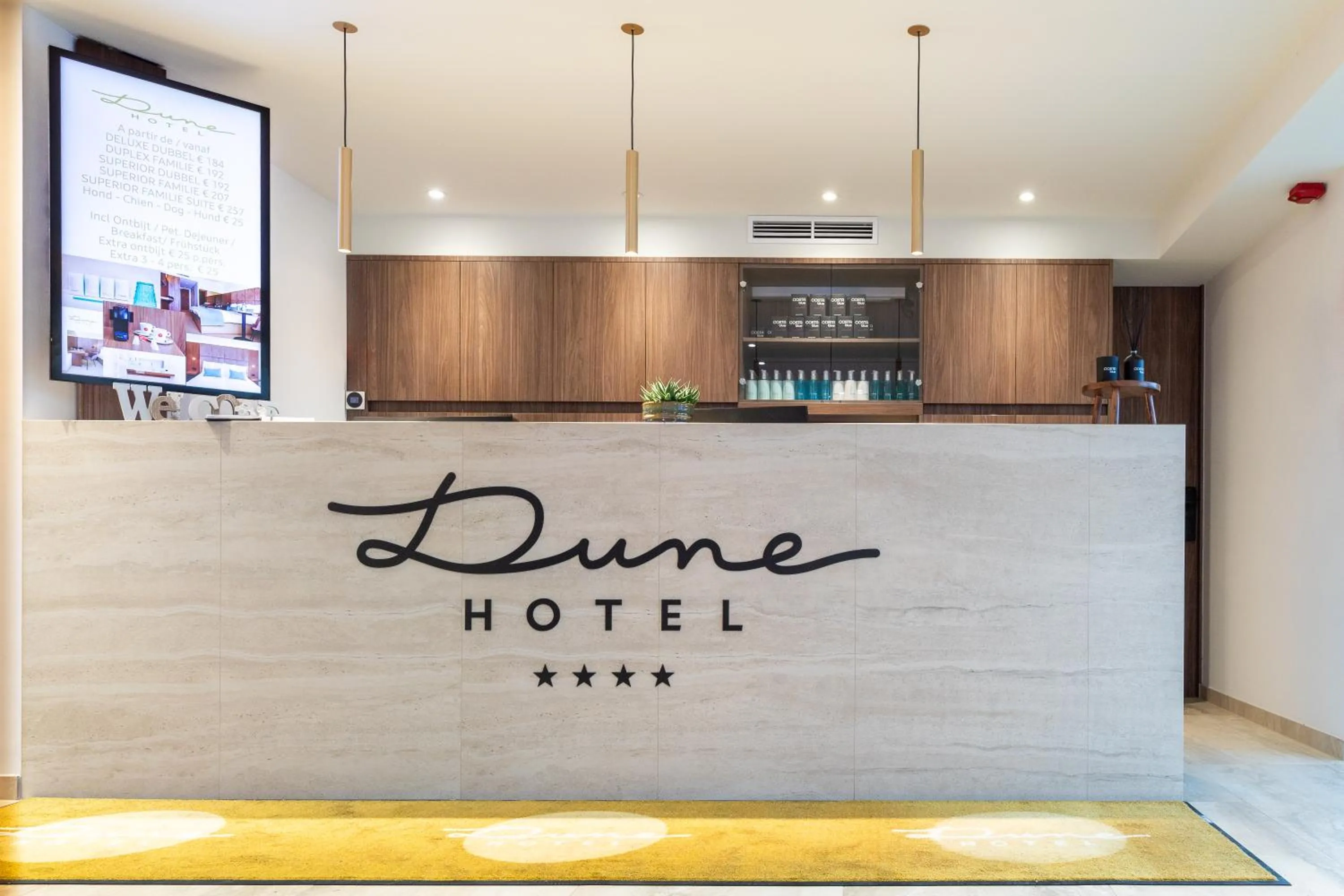 Lobby or reception in Dune Hotel Nieuwpoort